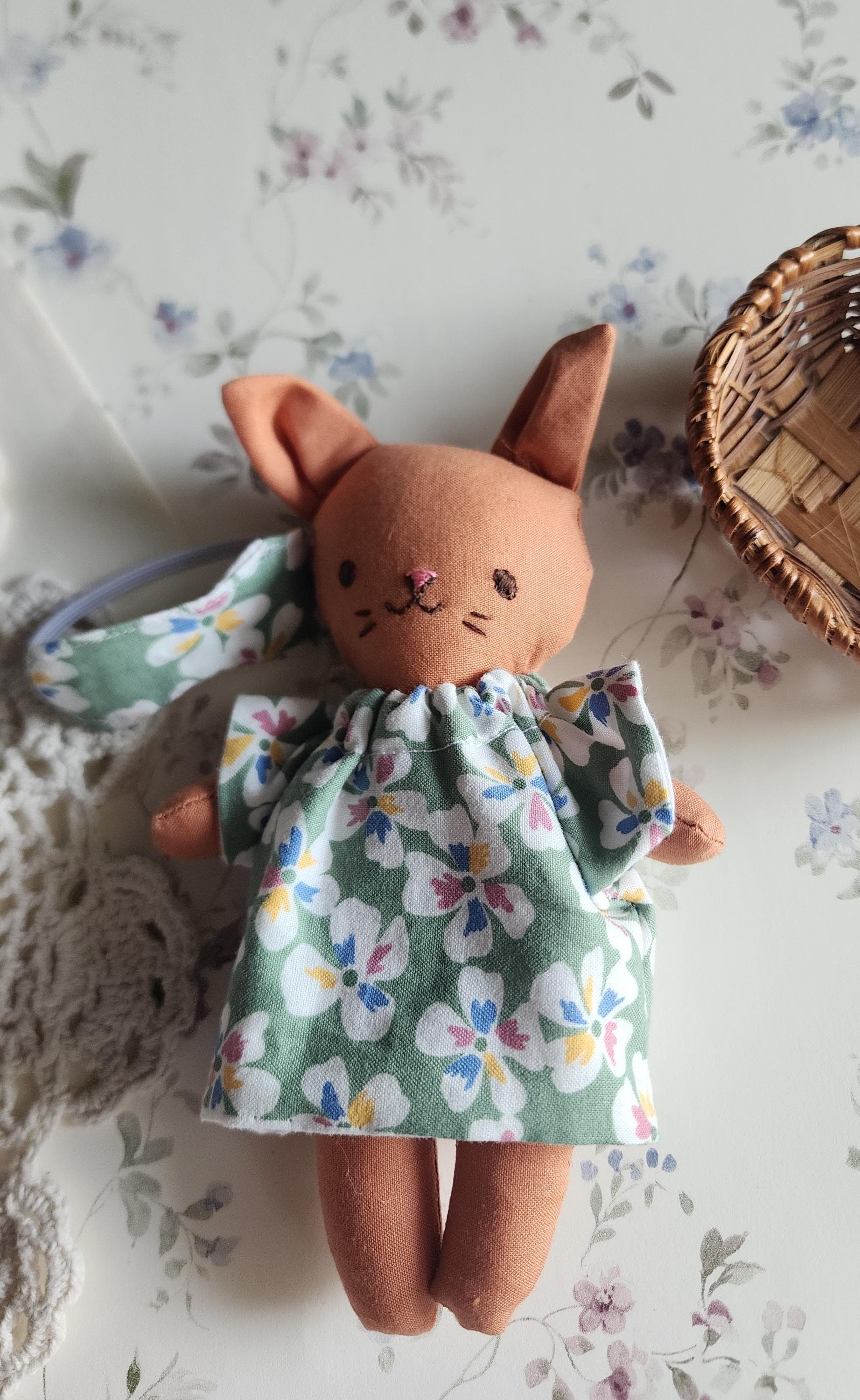 Handmade Mini Kitten Doll - 6-Inch Whimsical Soft Toy - Pocket-Sized Companion - Collectible Doll - Perfect Gift for Kids & Doll Lovers - image 5