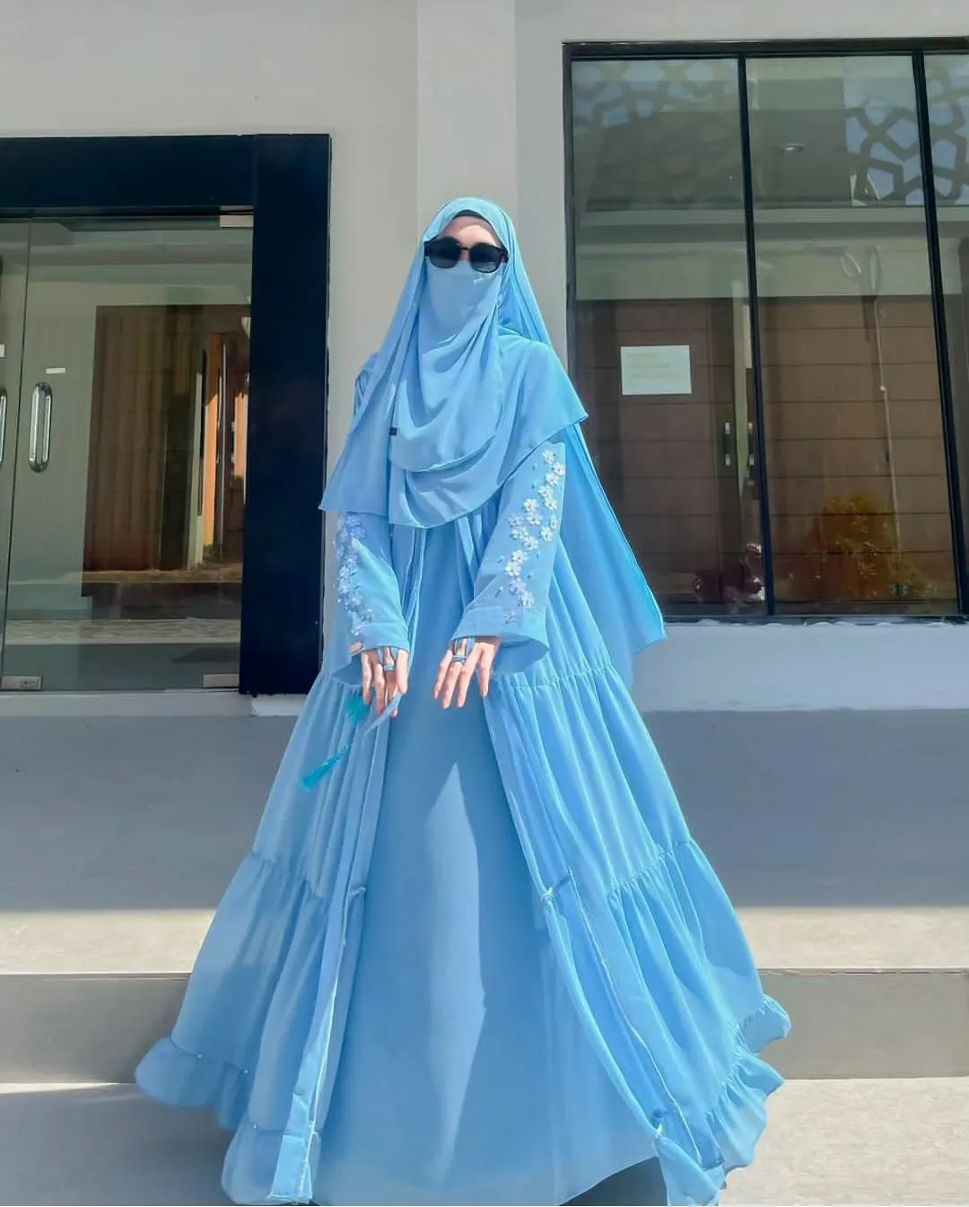 Custom Made Abaya Set: Prayer Dress, Hijab, Niqab