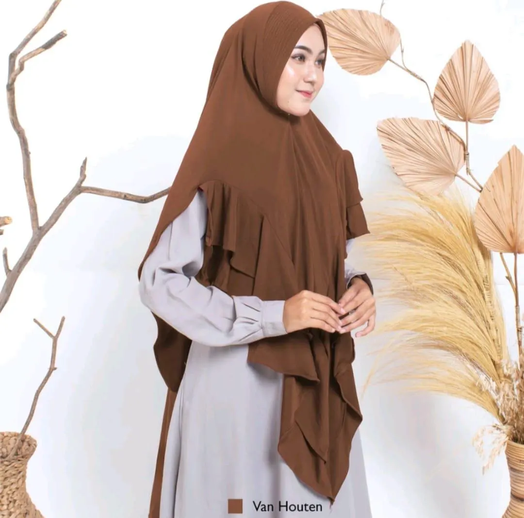 Khimar jersey instant hijab head cover muslimah prayer hijab