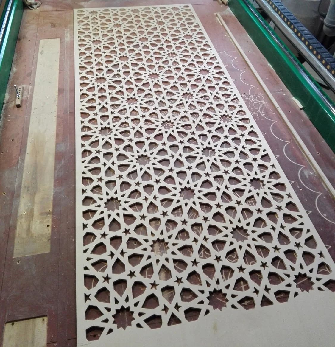 Geometric Panel Laser Cut File | Modern Wall Screen SVG DXF CDR Pdf | Digital Download for Wood & Metal Cutting