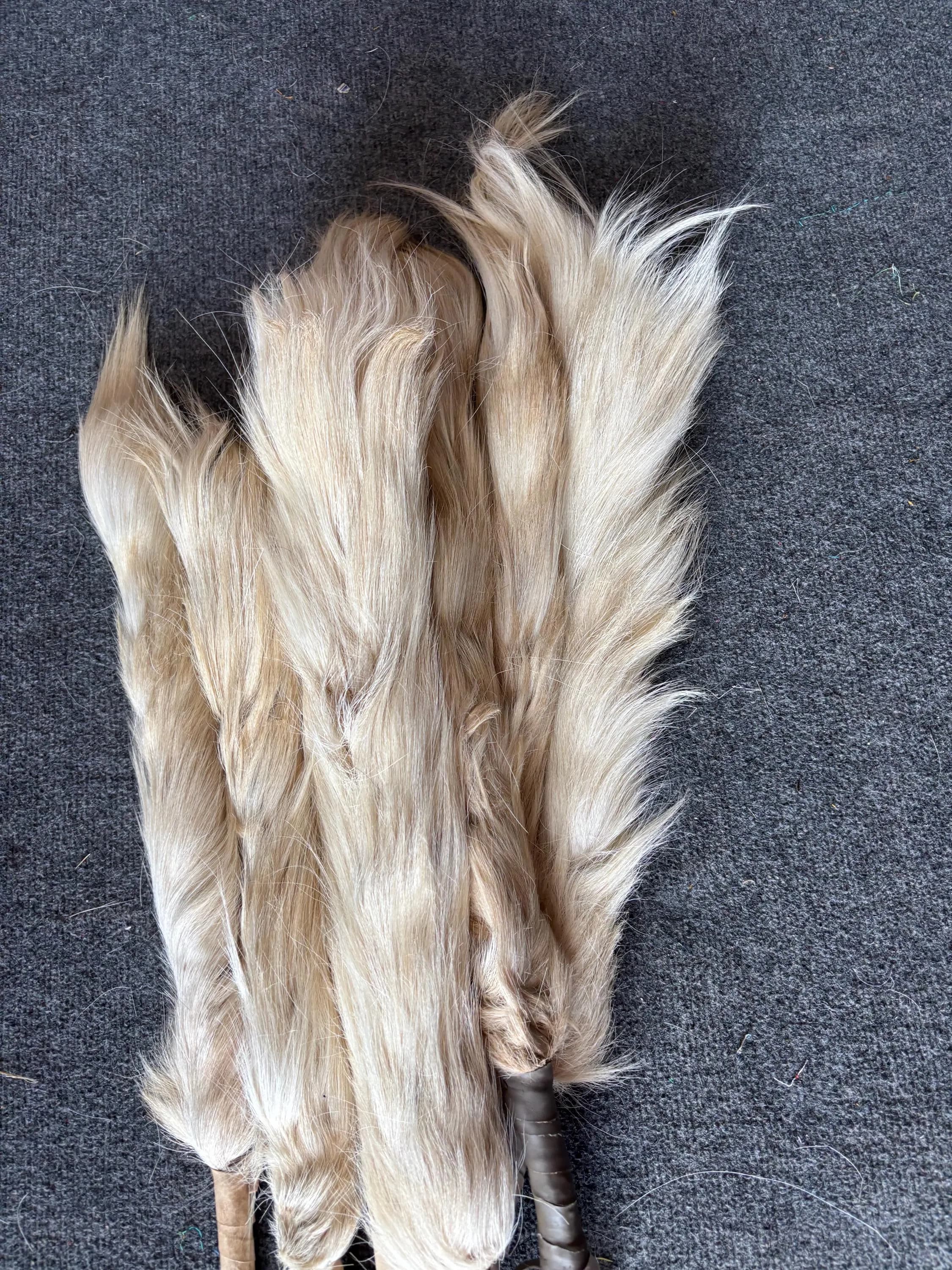 Cow  tail,African cow tail, Nigerian cow tail,cow tail for traditional dance,Bridal cow tail accessory, cow tail - image 5