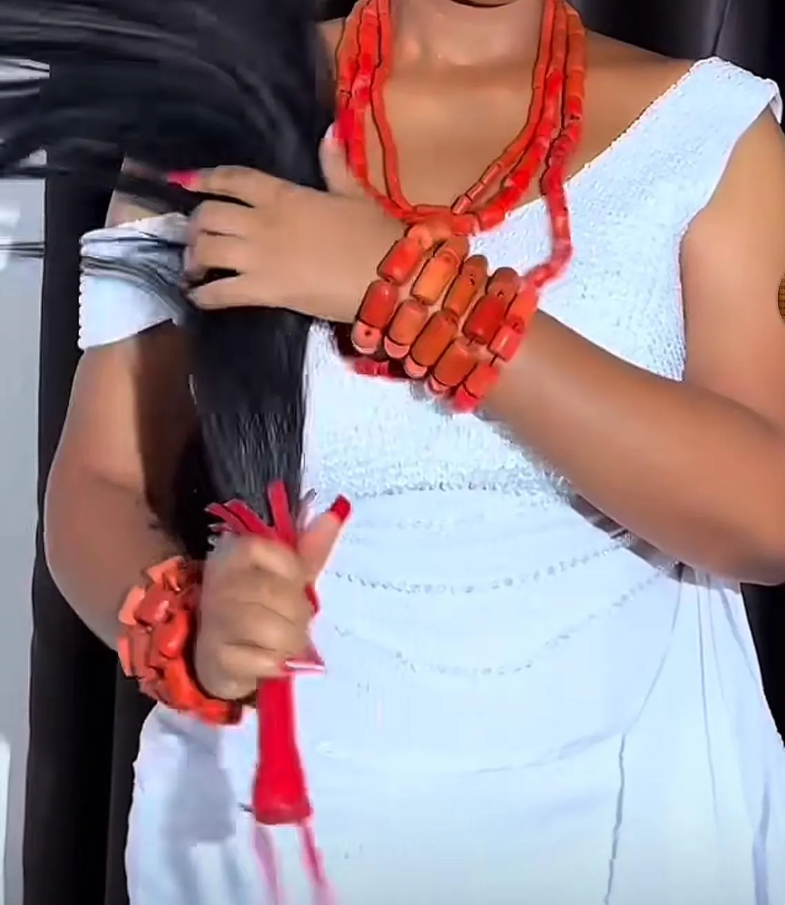 Long Irukere | Horsetail | Wedding Accessory | Traditional Wedding | - image 4