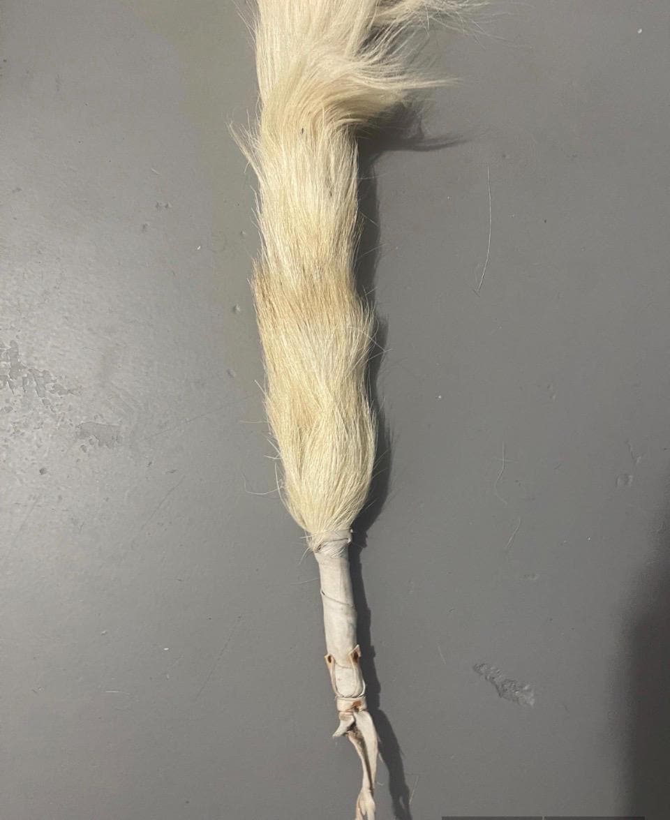 Cow  tail,African cow tail, Nigerian cow tail,cow tail for traditional dance,Bridal cow tail accessory, cow tail