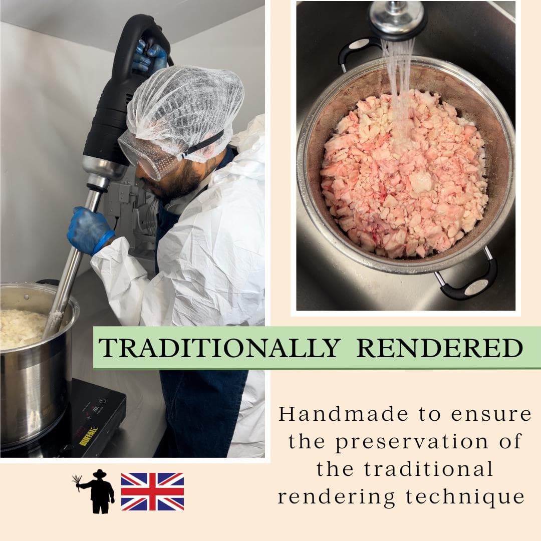 Grass Fed Beef Tallow for Cooking | Halal Tallow | Skin and Food Grade | Pure Rendered Beef Suet | 300g - image 4