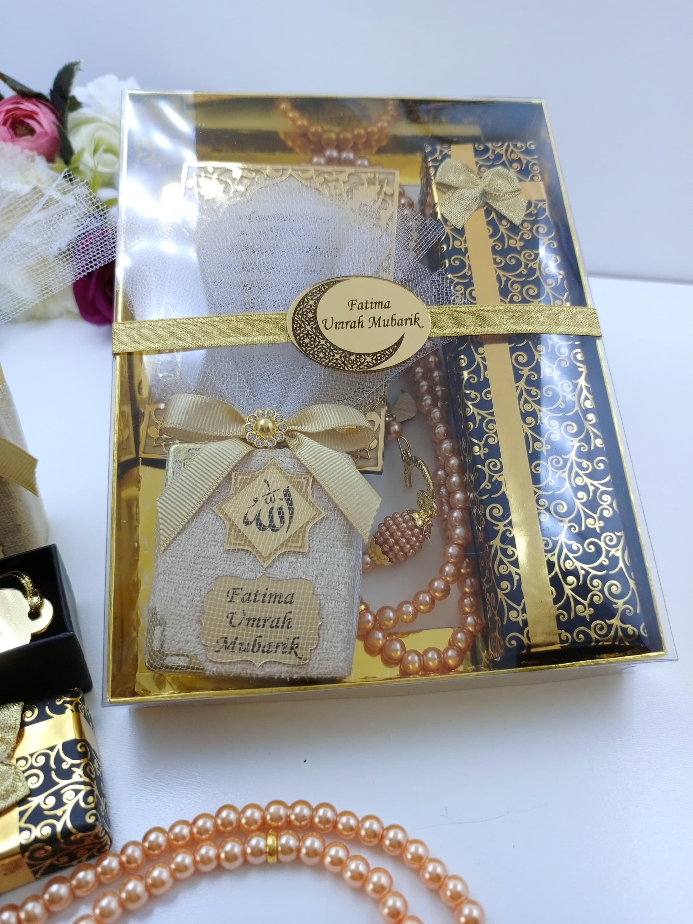 Luxury Ramadan Gift Set, Ayatul Kursi Magnet, Quran bookmark, Islamic baby shower, Nikkah favor,Muslim baby shower, Personalized Ameen Favor - image 3