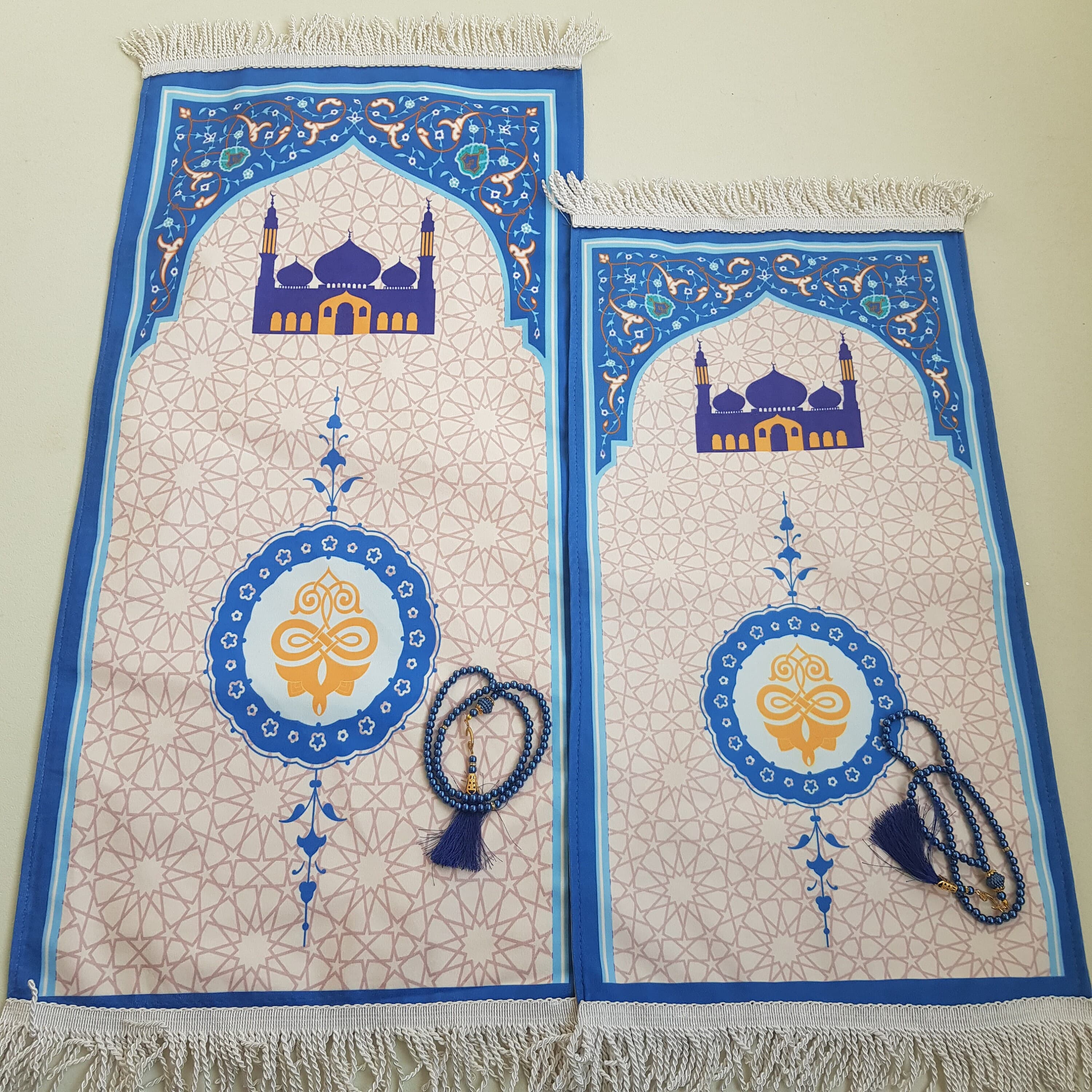 Personalized Kids Prayer Mat, Kaaba Design, Islamic Eid Gift - image 3