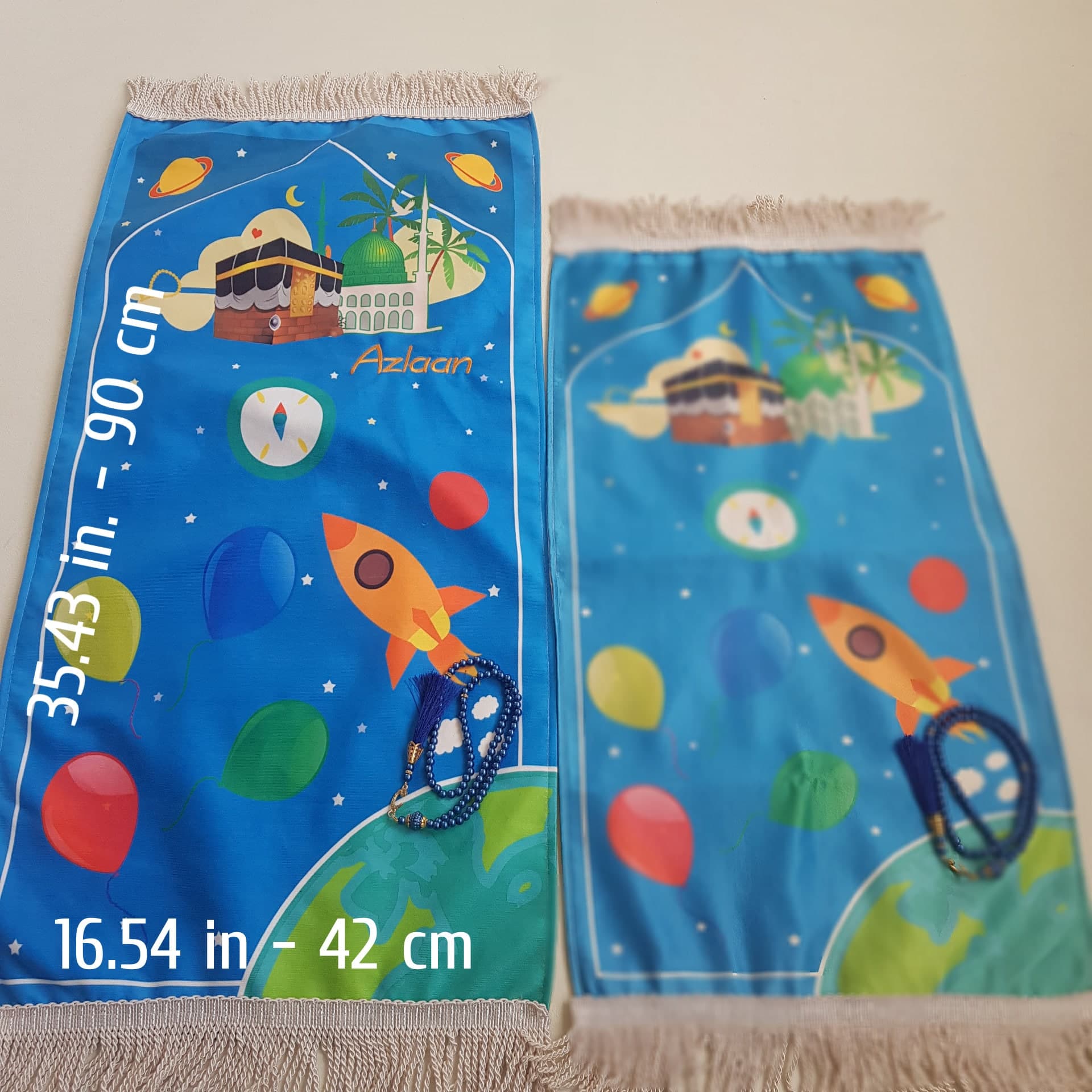 Luxury Kids Prayer Mat, Custom Ramadan Eid Gift