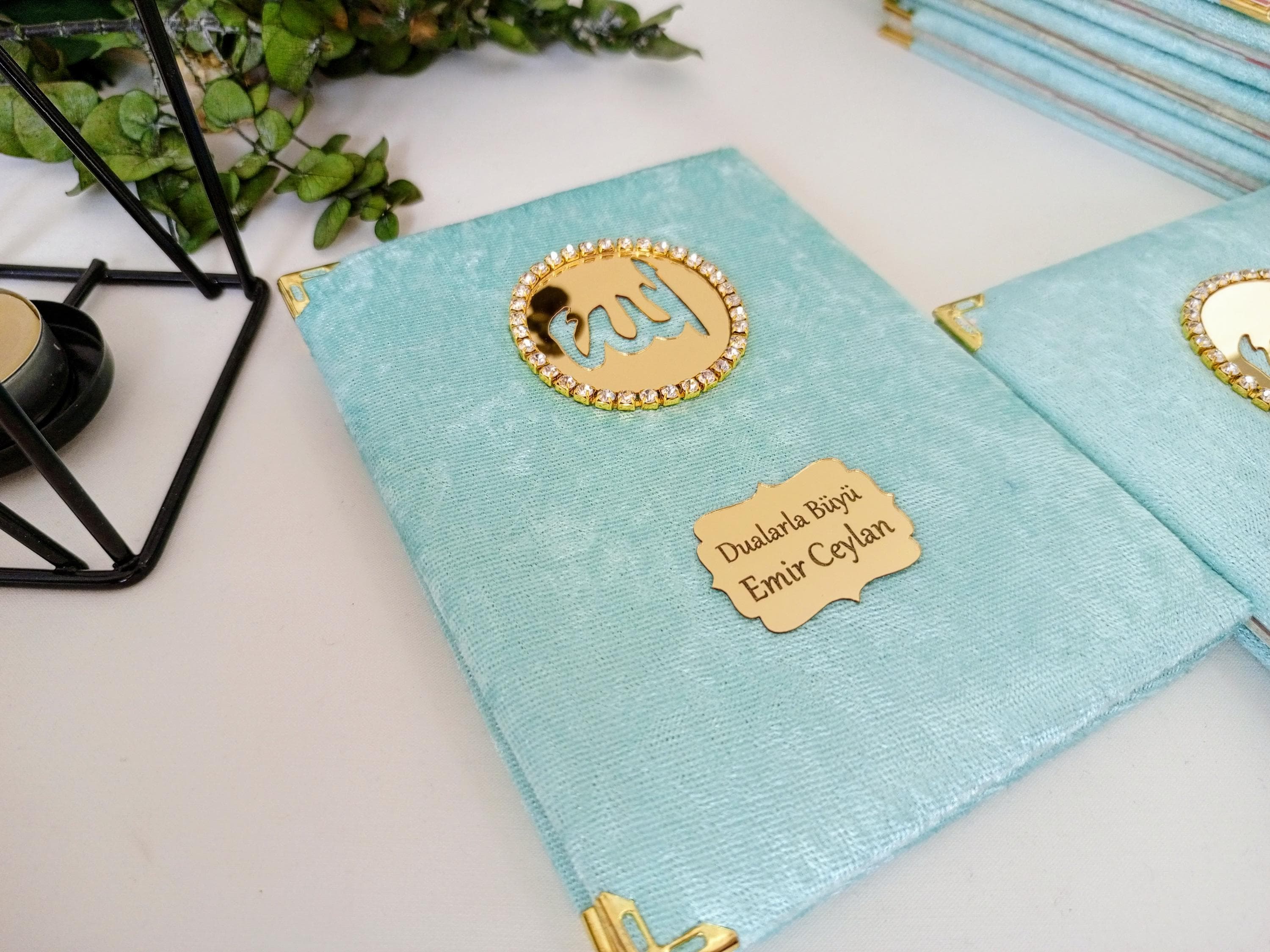 Personalized Velvet Yaseen Book Gift Set | Eid, Wedding, Baby Shower - image 4