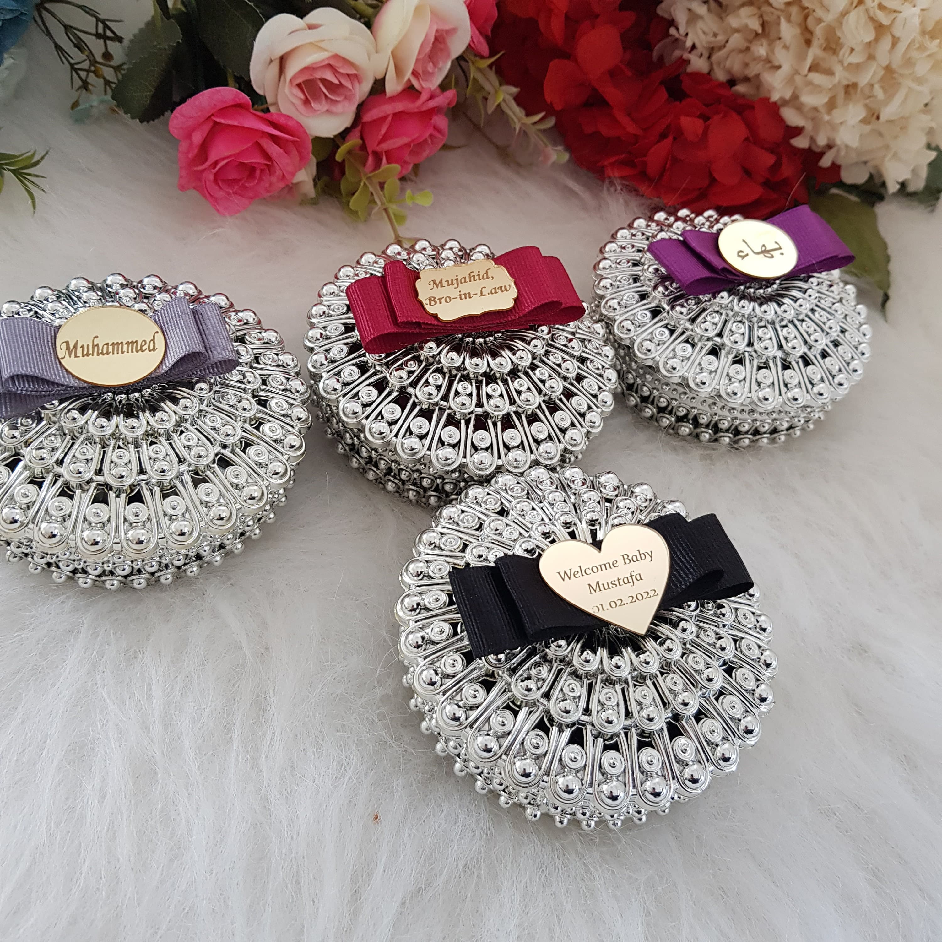 Crystal Prayer Beads Tasbeeh Favors | Personalized Islamic Gifts - image 5