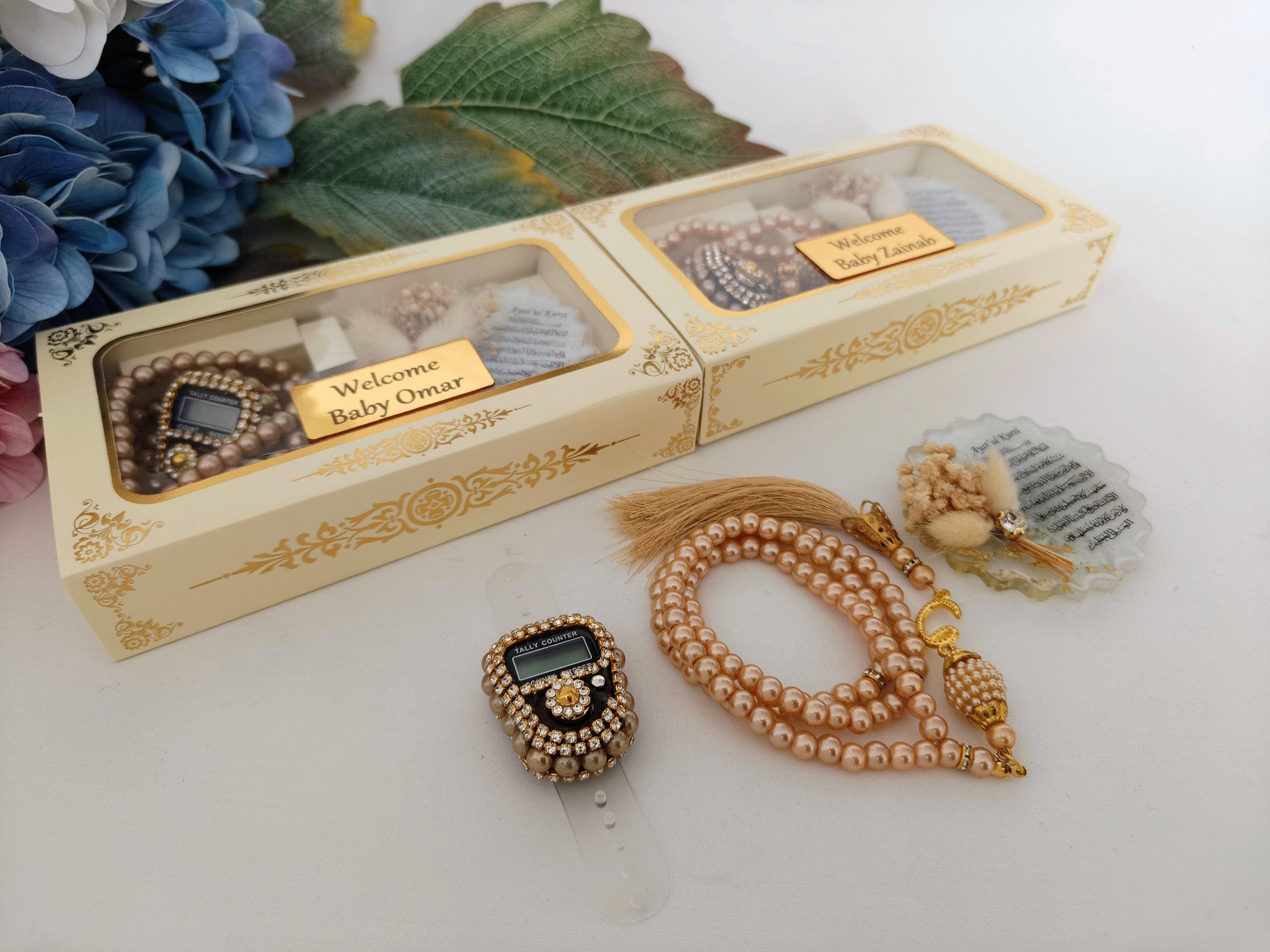 Personalized Wedding Epoxy Magnet Favor , Digital Tasbih, Finger Counter, Misbaha, Tasbeeh, Eid Gift, Muslim Wedding Gift, - image 5