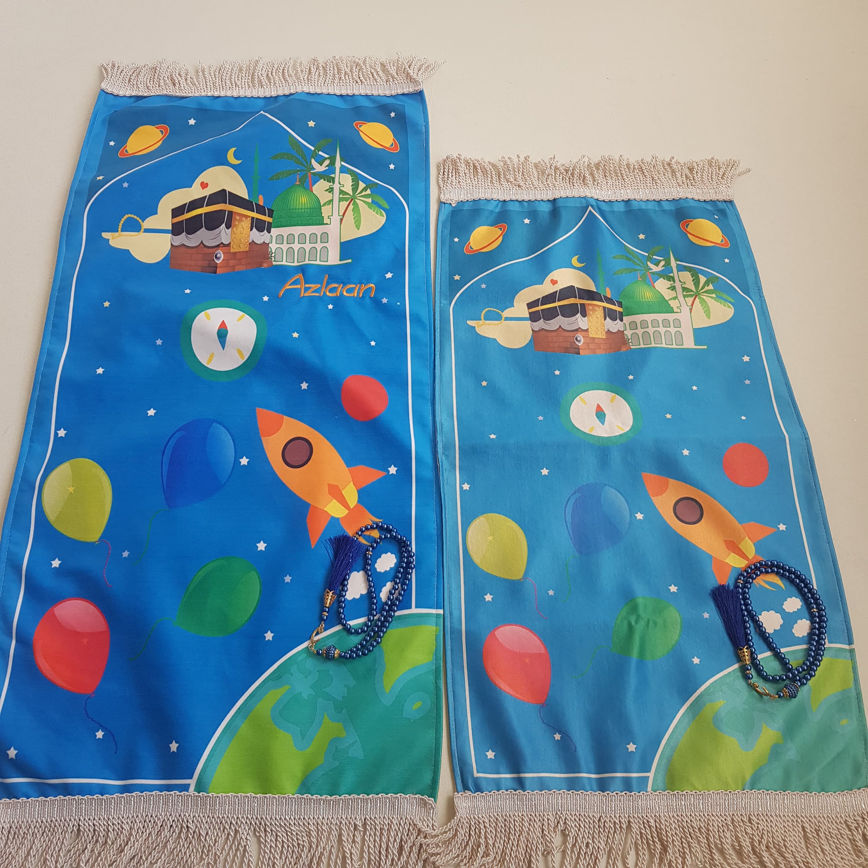 Luxury Kids Prayer Mat, Custom Ramadan Eid Gift - image 3