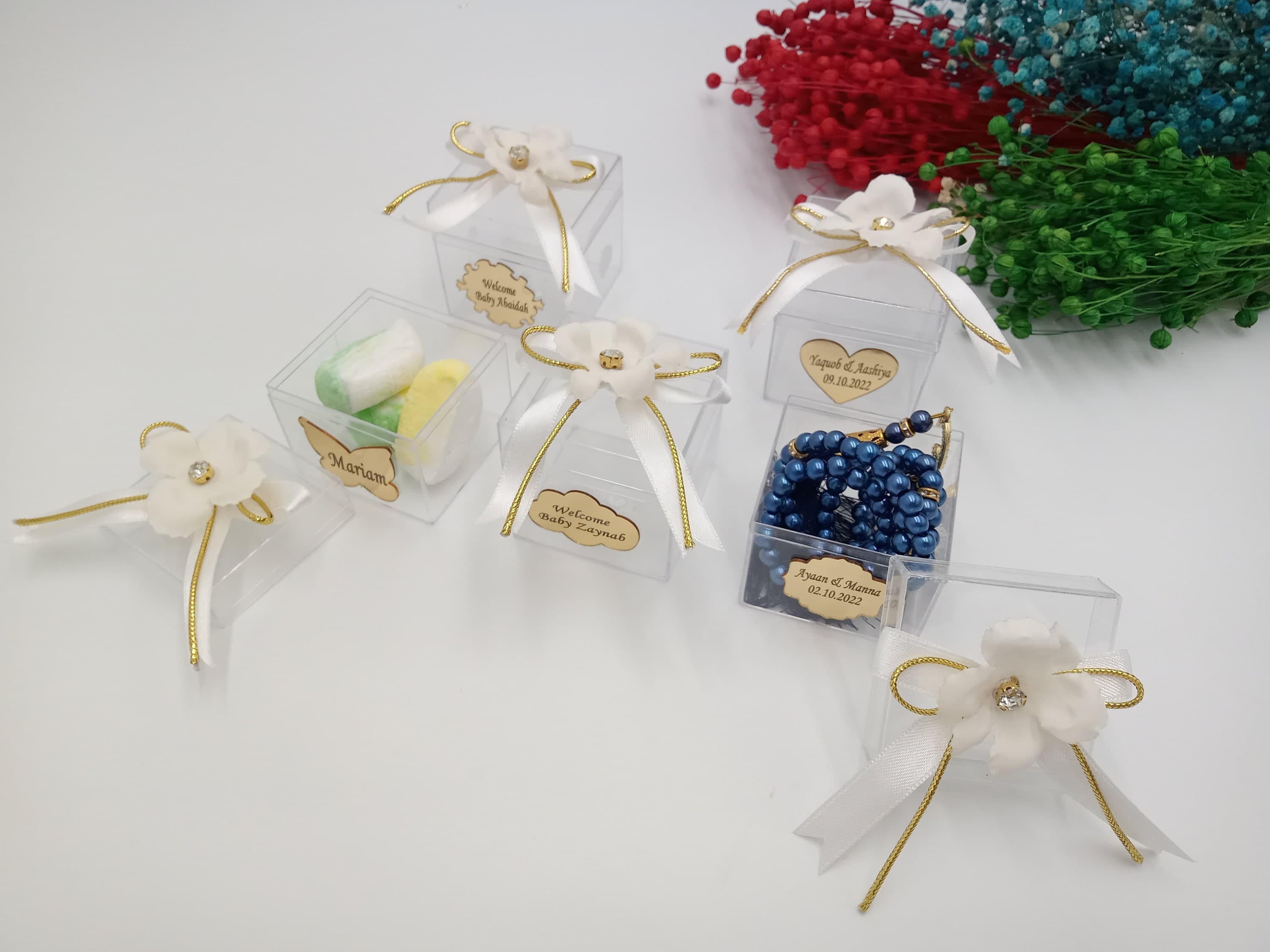 Decorated Favor Box | Personalized Wedding, Shower & Eid Gift - image 5