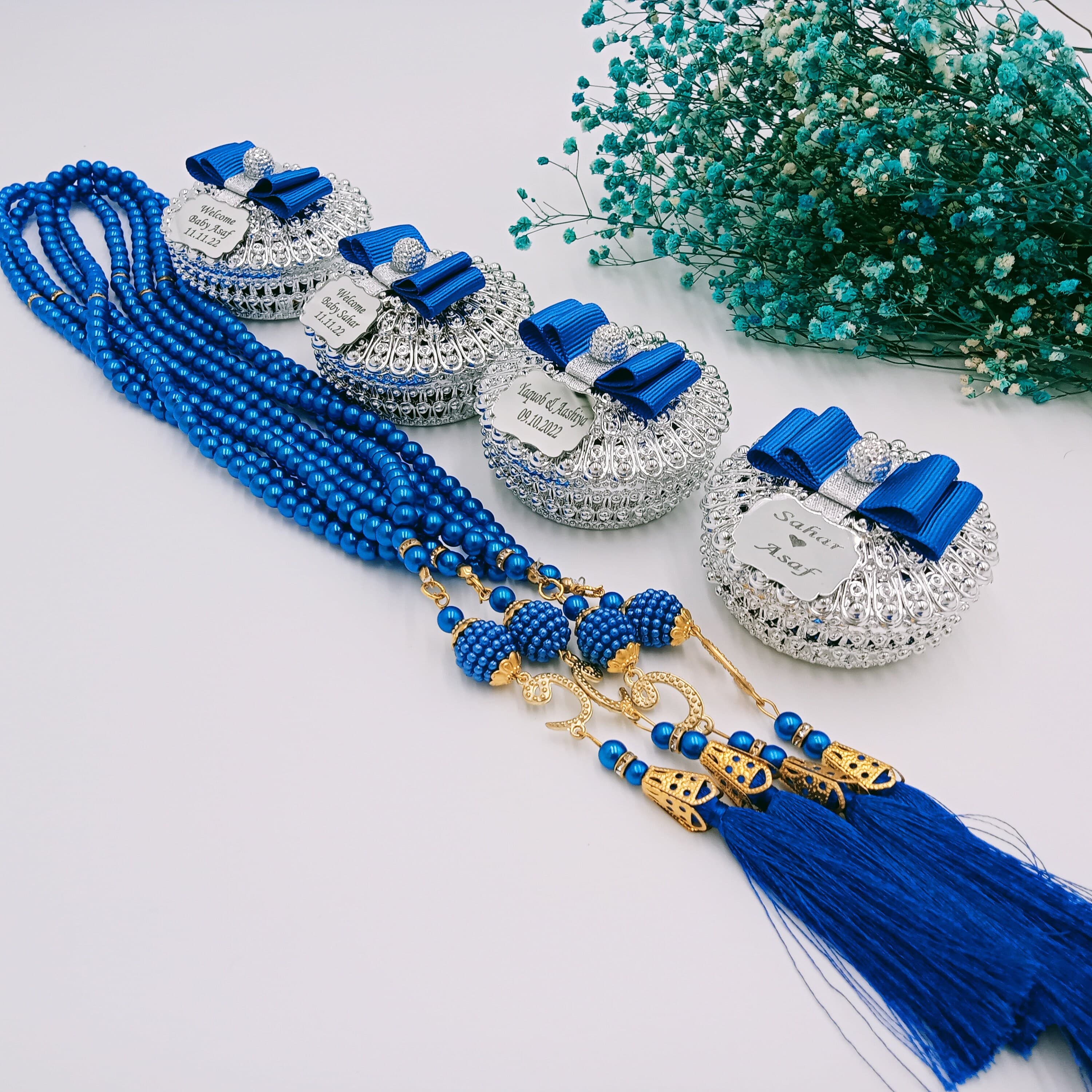 Personalized Pearl Tasbeeh Favors | Islamic Baby Shower, Eid - image 4