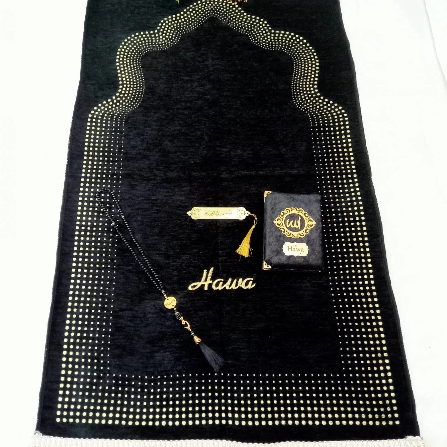 Personalized Prayer Mat Gift Set | Muslim Wedding, Eid Gift - image 4