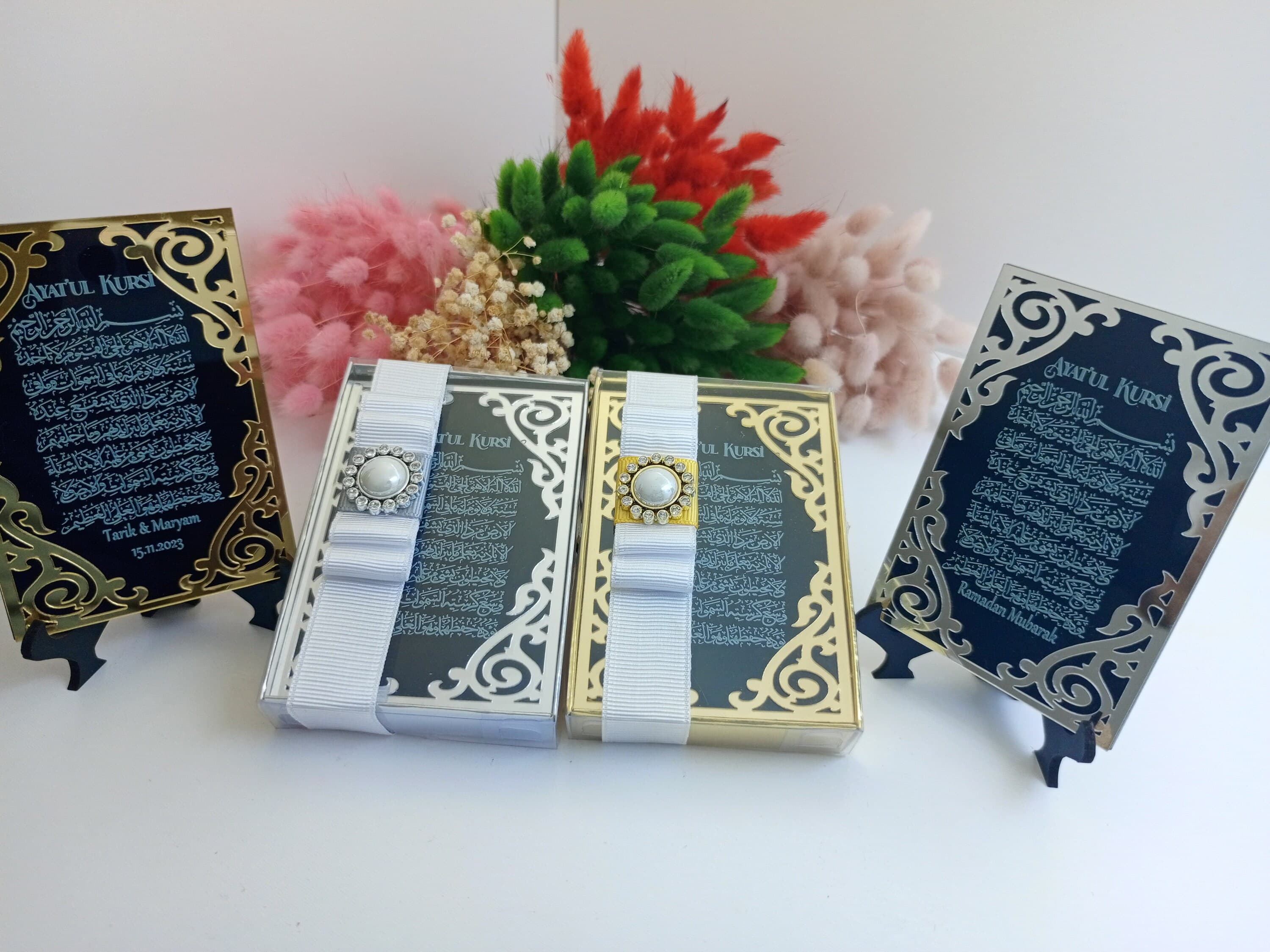 Engraved Ayatul Kursi Acrylic Mirror Favors | Islamic Wedding, Eid - image 5