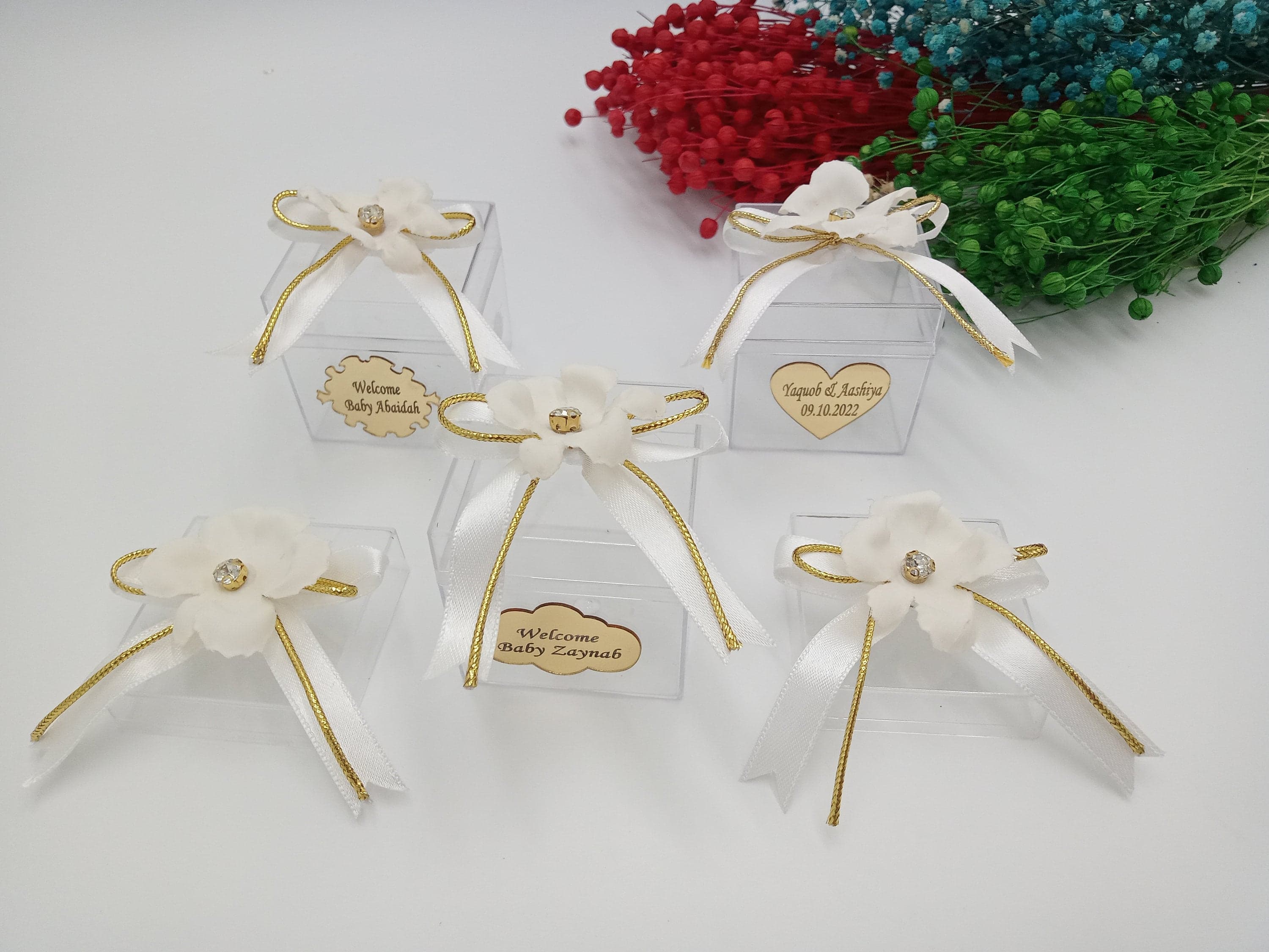 Decorated Favor Box | Personalized Wedding, Shower & Eid Gift - image 4