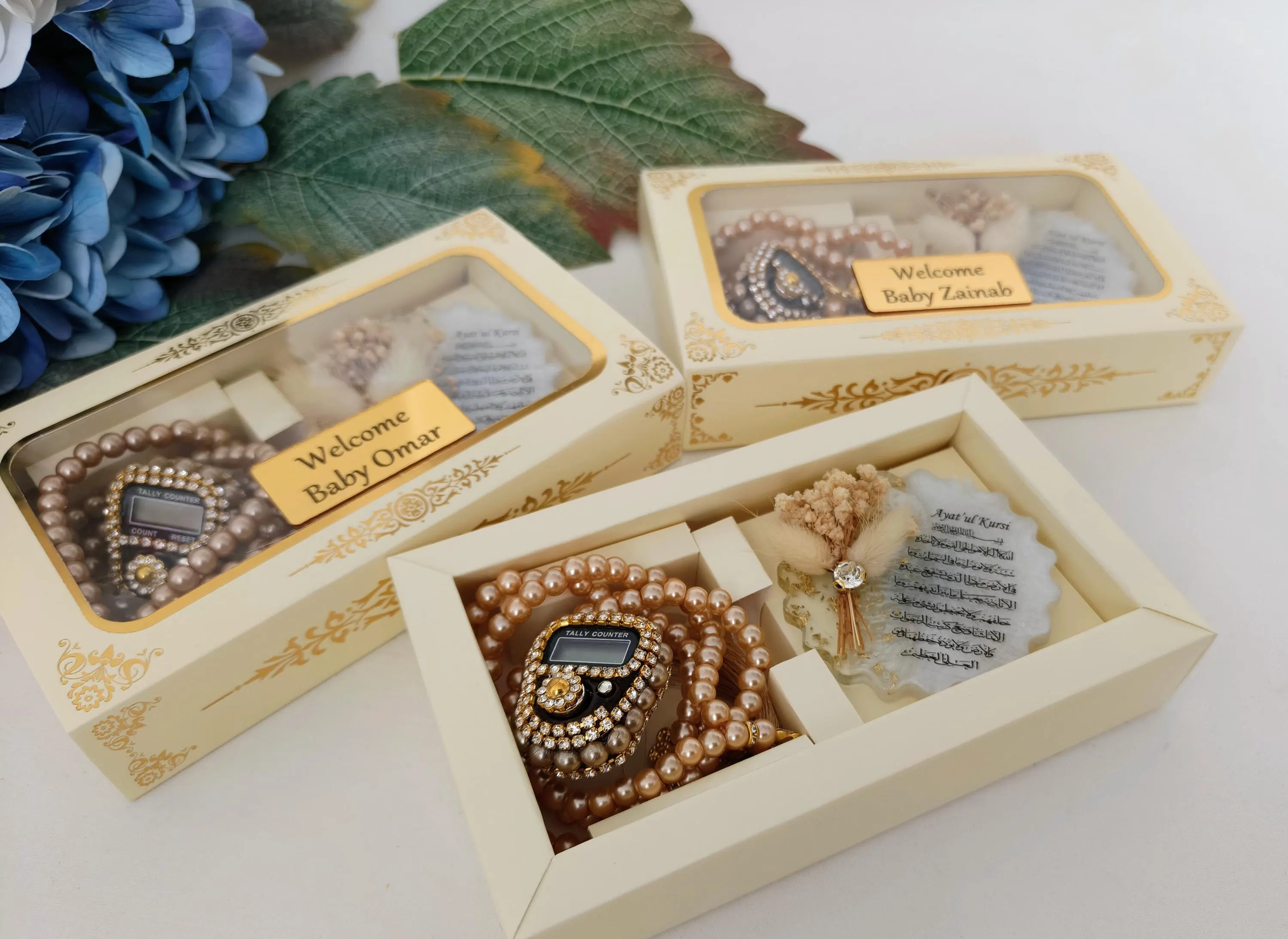 Personalized Wedding Epoxy Magnet Favor , Digital Tasbih, Finger Counter, Misbaha, Tasbeeh, Eid Gift, Muslim Wedding Gift, - image 3