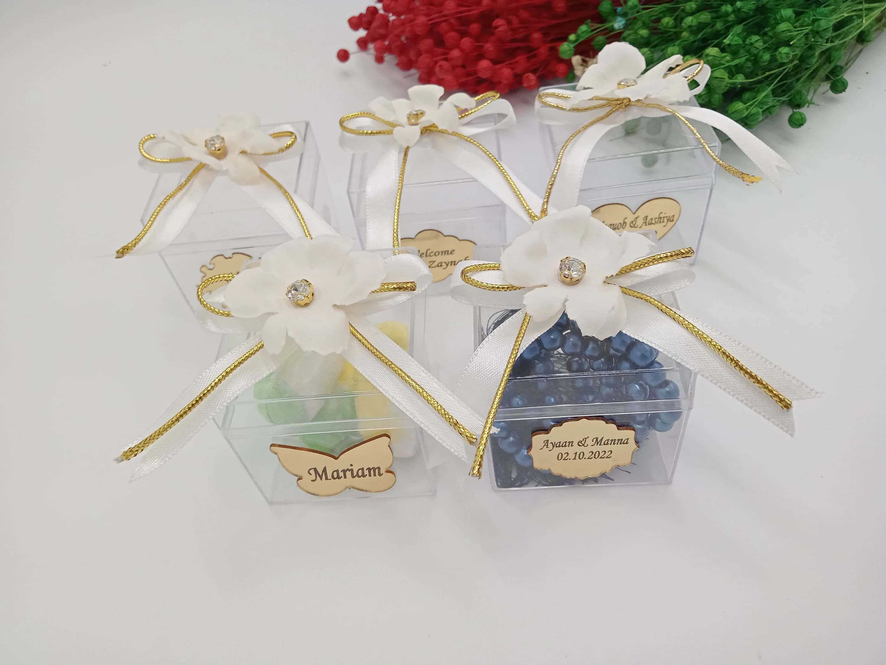 Decorated Favor Box | Personalized Wedding, Shower & Eid Gift - image 4