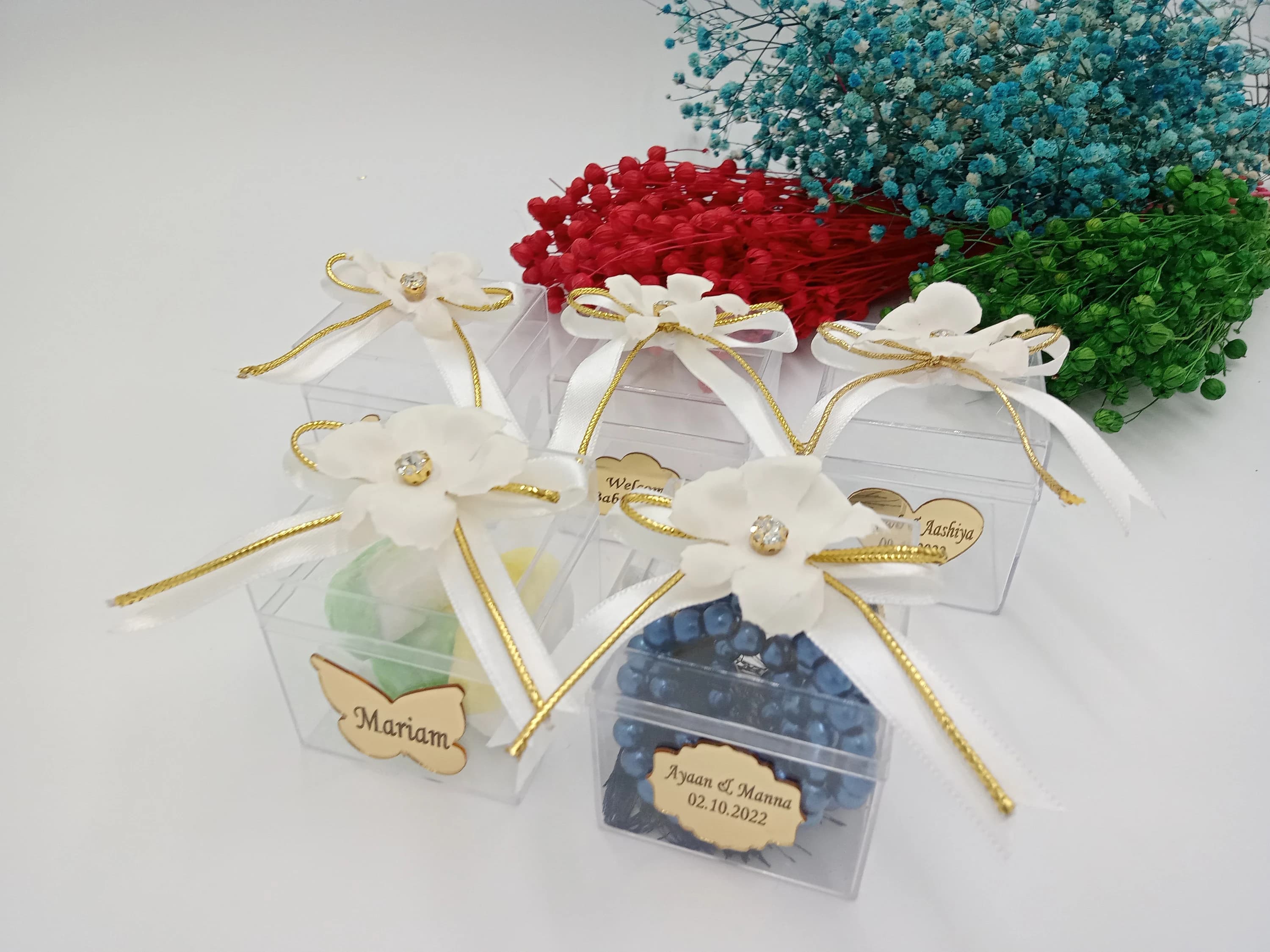 Decorated Favor Box | Personalized Wedding, Shower & Eid Gift - image 5