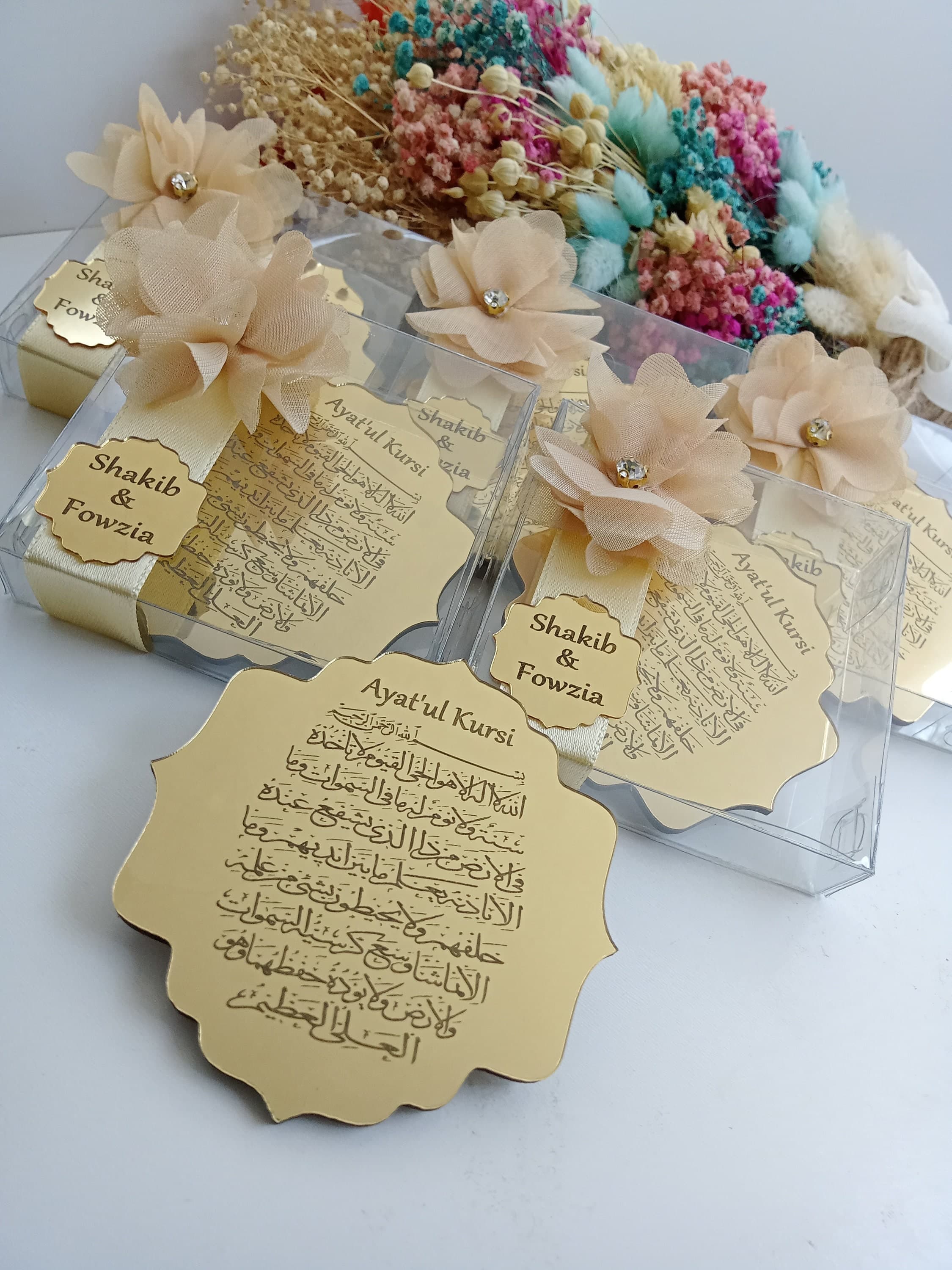 Ayatul Kursi Acrylic Magnet | Islamic Wedding Favor - image 3