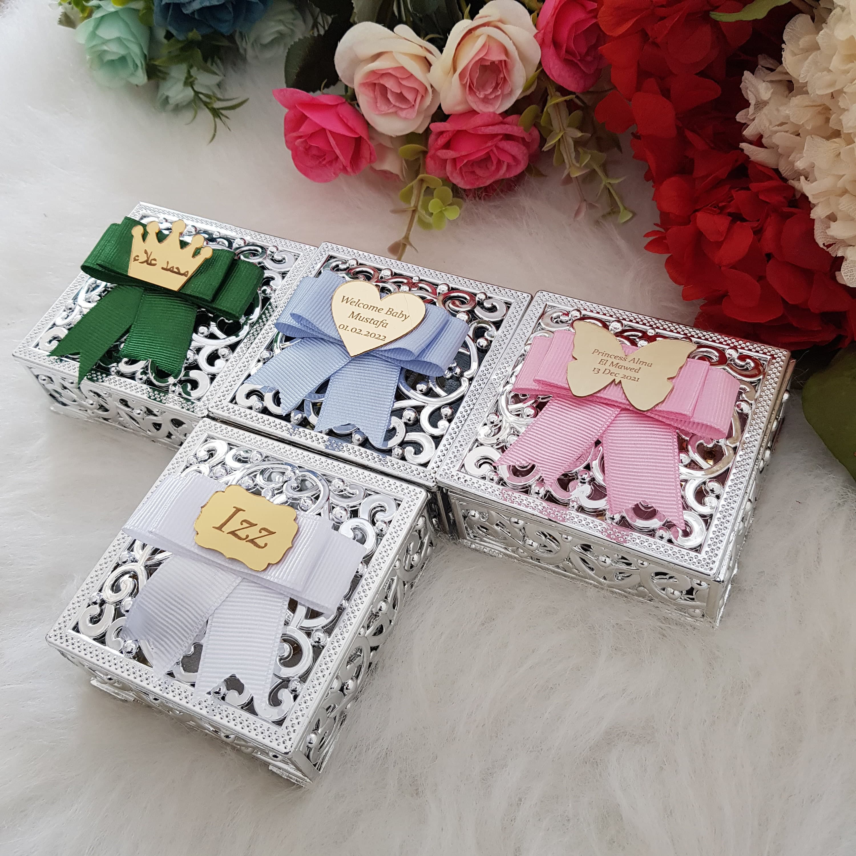 Personalized Velvet Mini Quran Gift Set | Islamic Favors - image 4