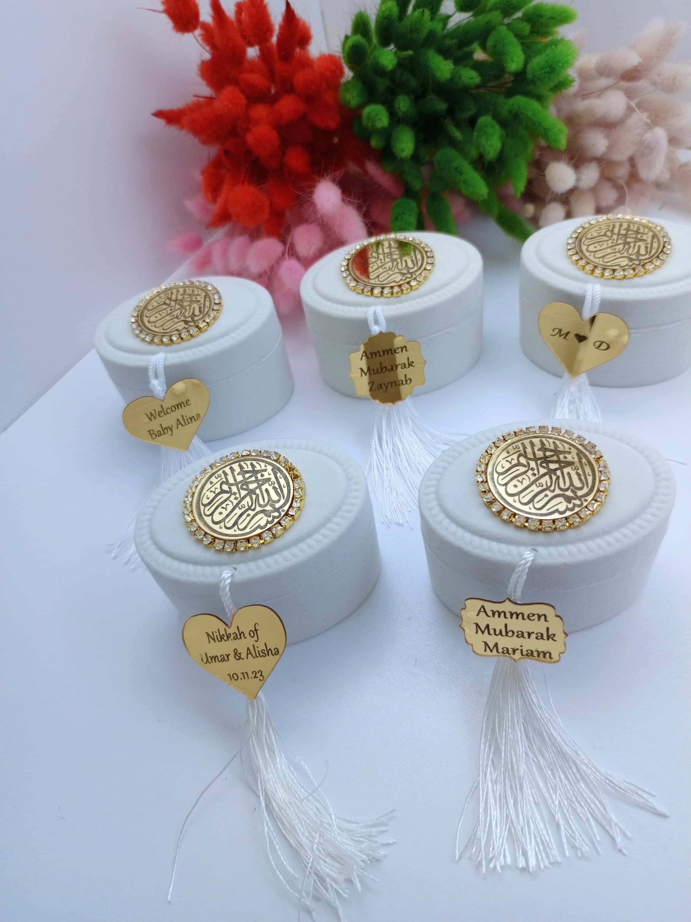 Personalized Pearl Tasbeeh Favors | Islamic Baby Shower, Eid, Graduation - image 5