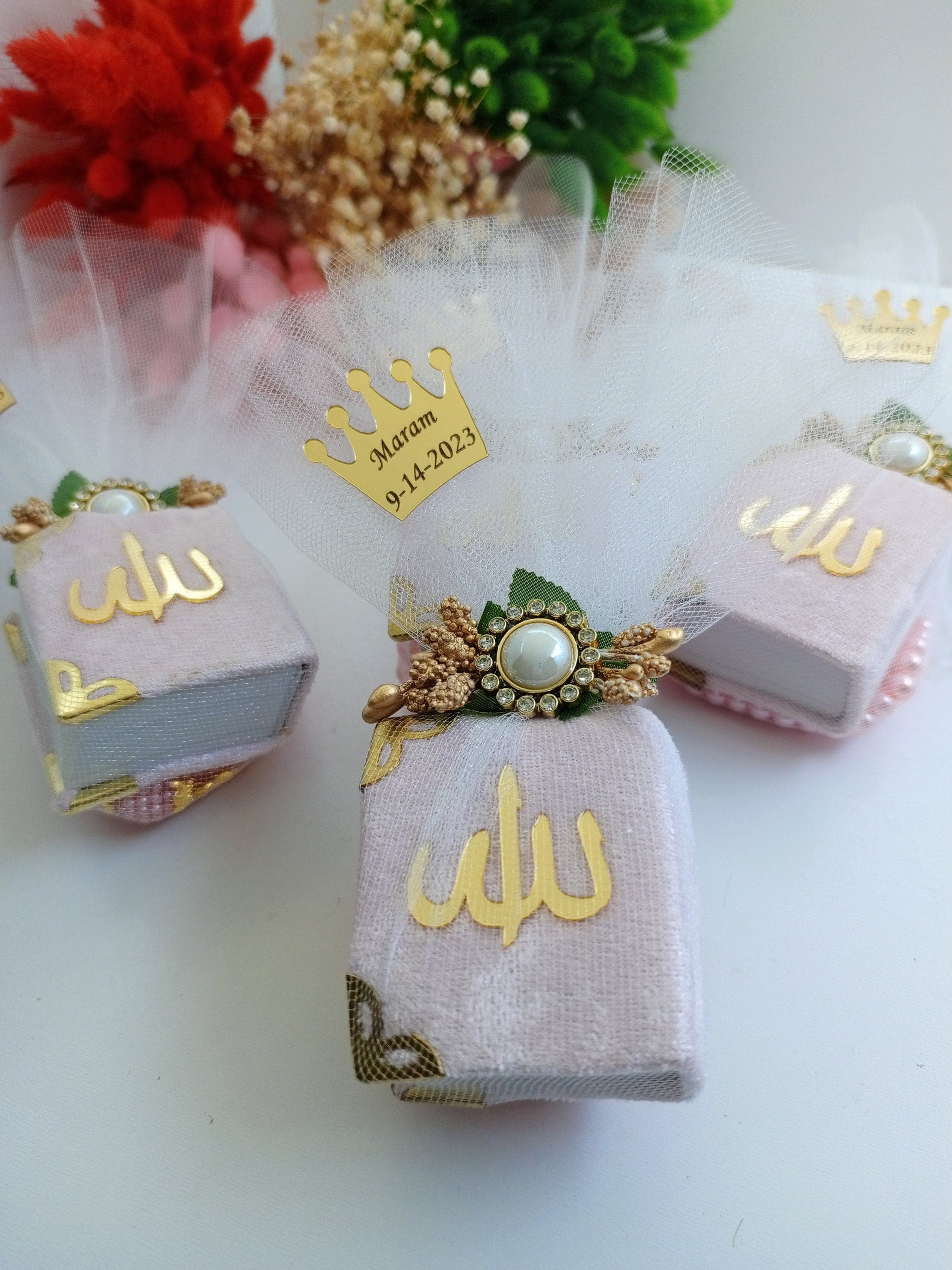 Custom Mini Quran Favor Set, Islamic Wedding Nikkah, Ramadan Gift