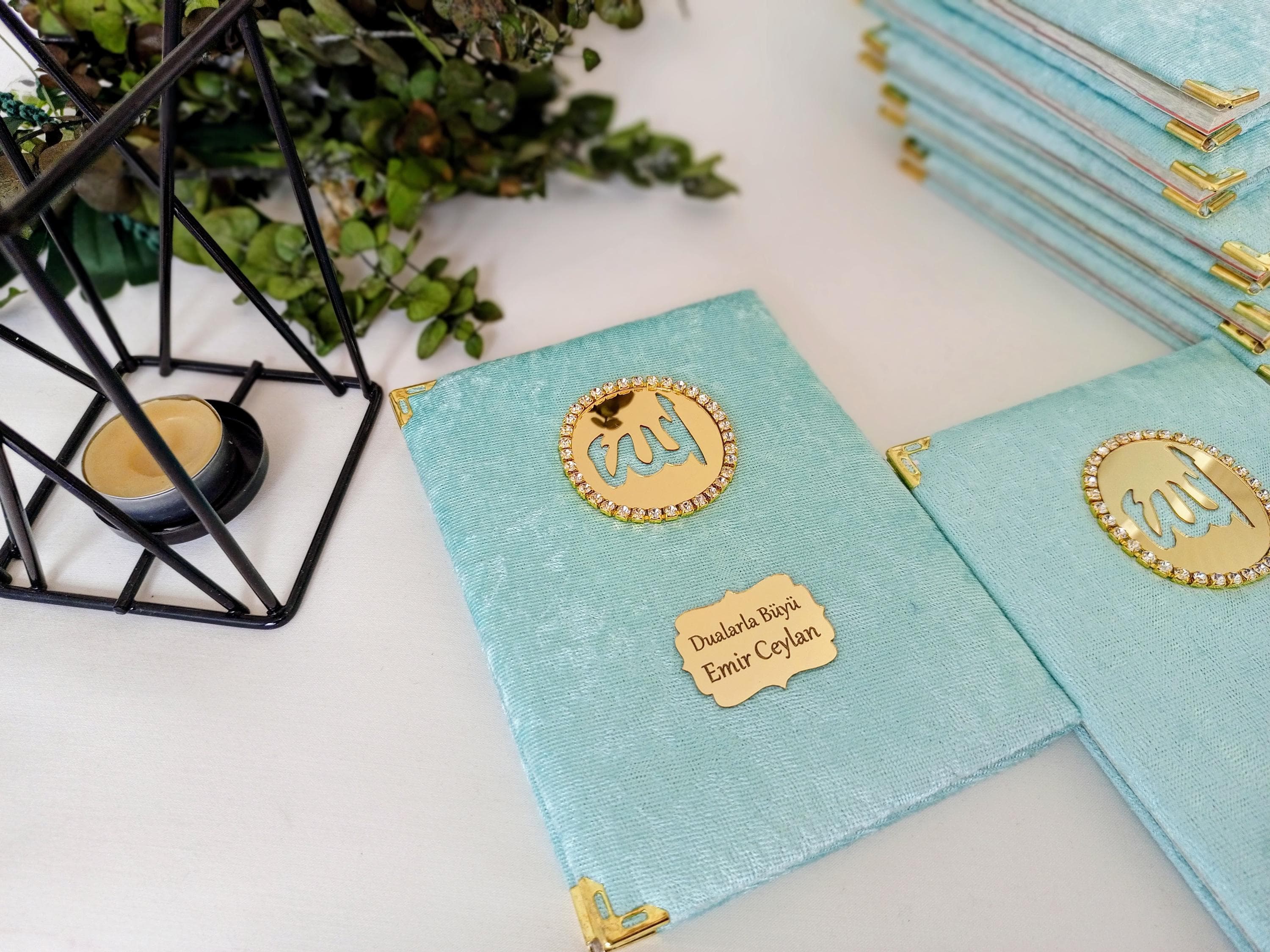 Personalized Velvet Yaseen Book Gift Set | Eid, Wedding, Baby Shower - image 3