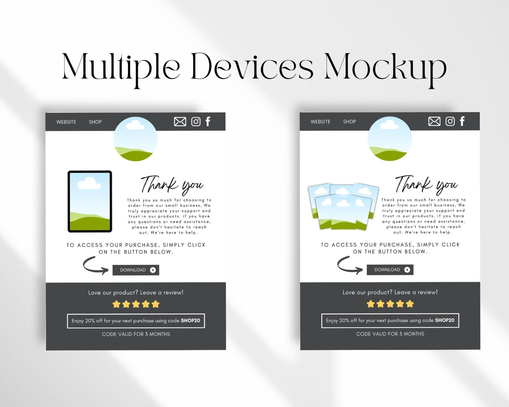 Canva Instruction Template, Etsy Seller Download Page (Digital Download) - image 5