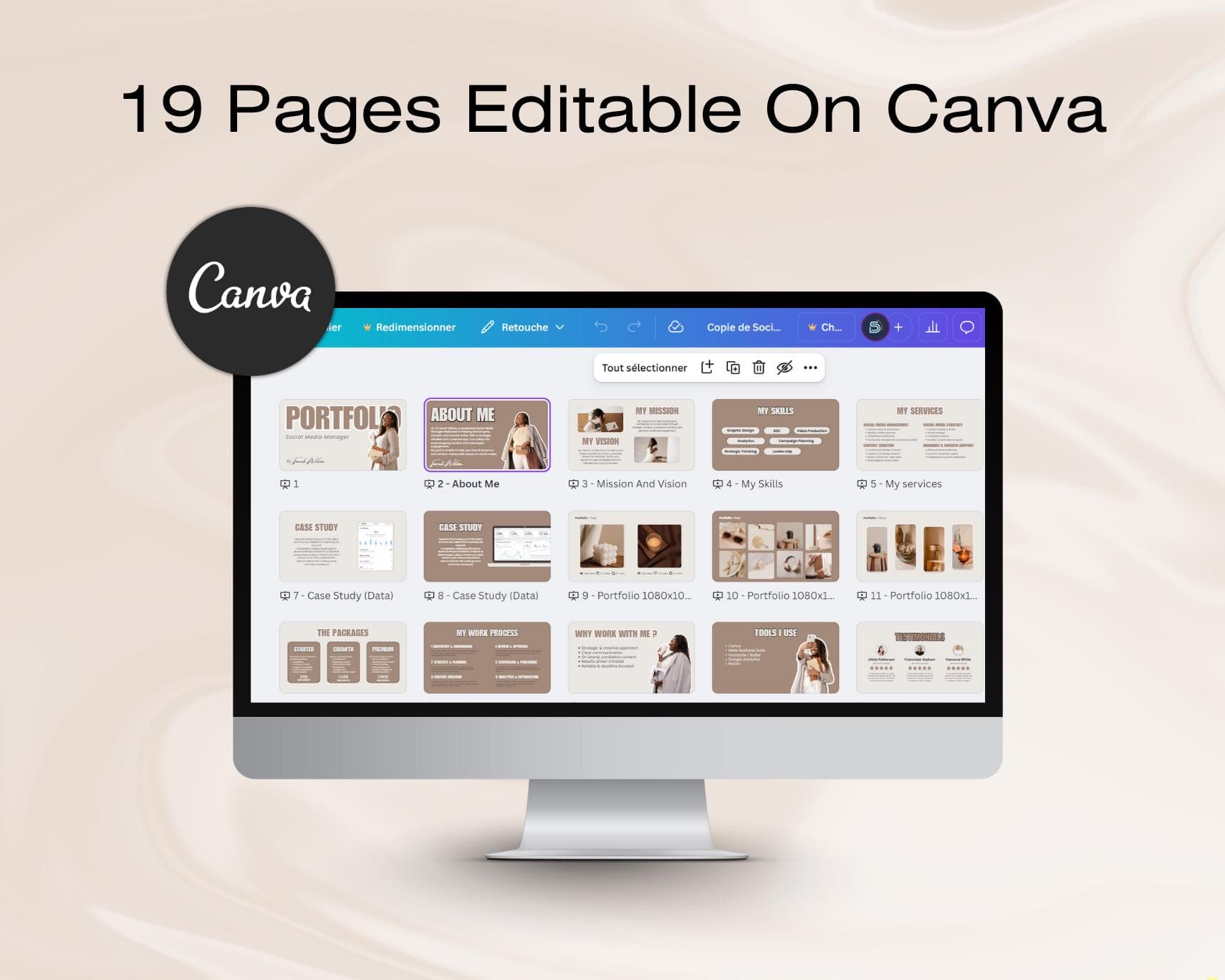 Social Media Manager Portfolio Template – Editable On Canva – SMM - image 4