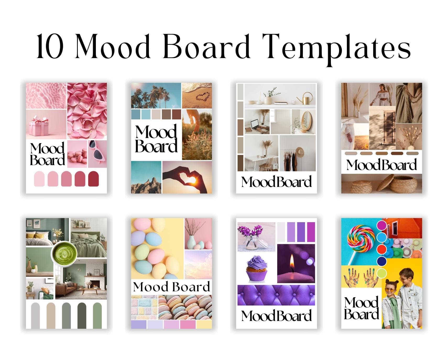 10 Mood Board Kit Bundle | Editable Canva Template - image 3