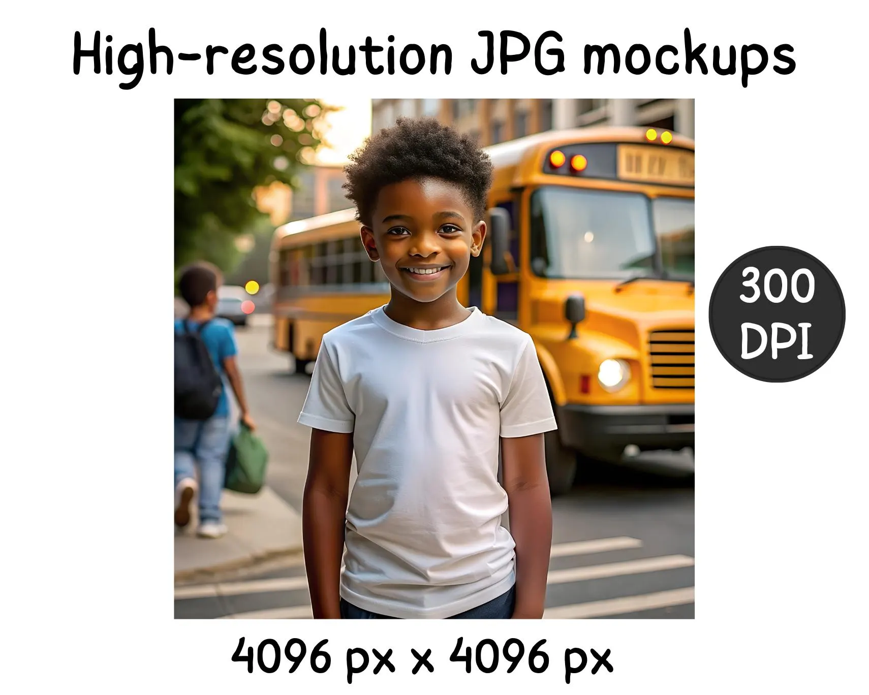 Back to School Kids Tshirt Mockup Bundle (Digital Download) - image 4
