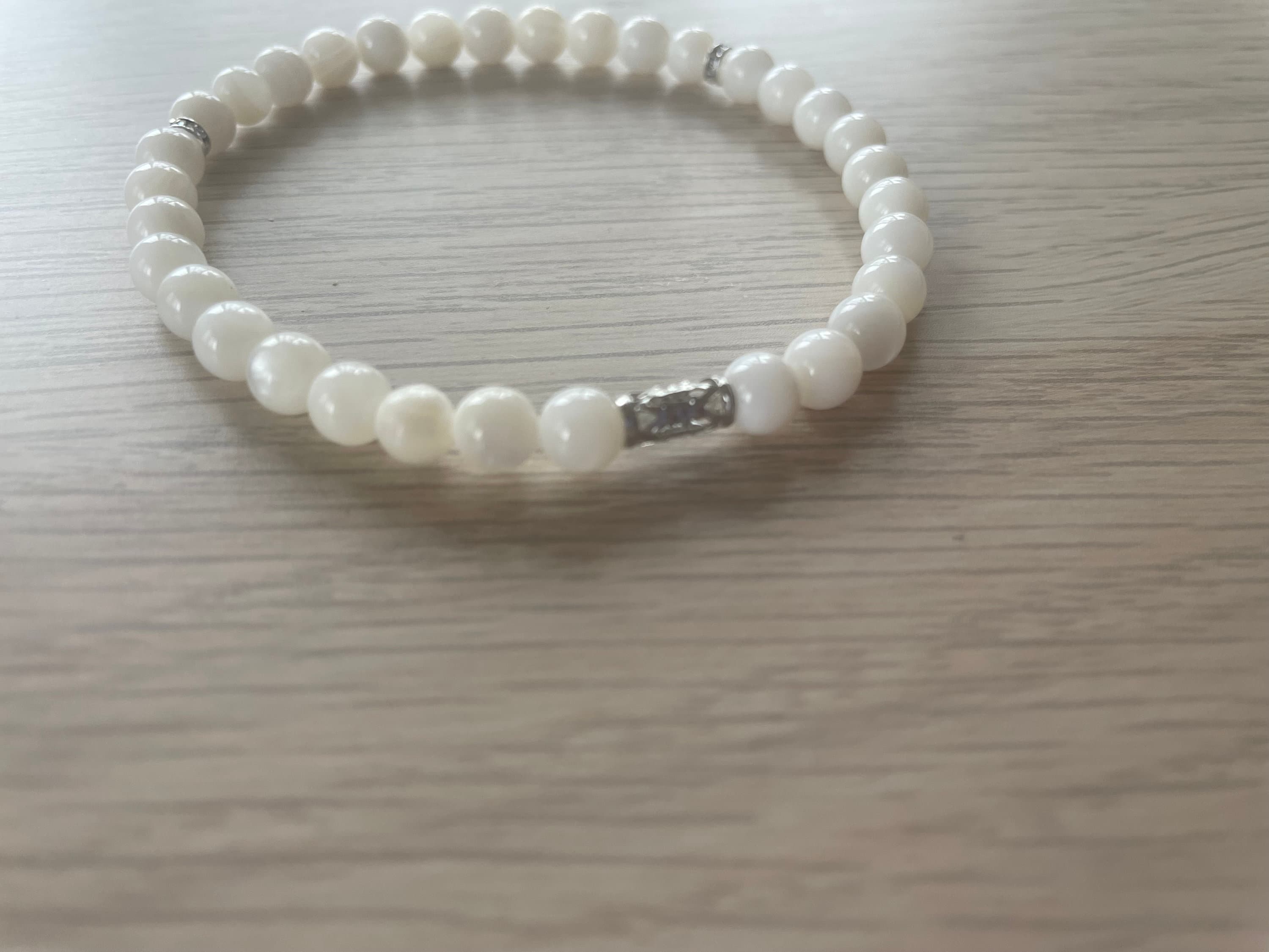 Shell Tasbih Bracelet with Bar Spacer (33 Beads) - image 4