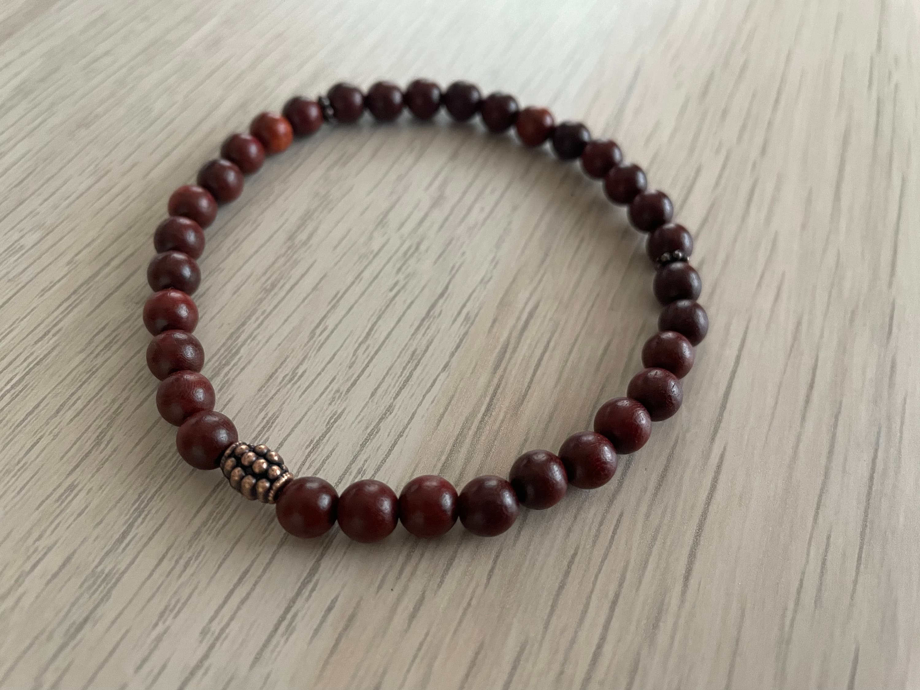 Red Sandalwood Tasbih Bracelet (33 beads)