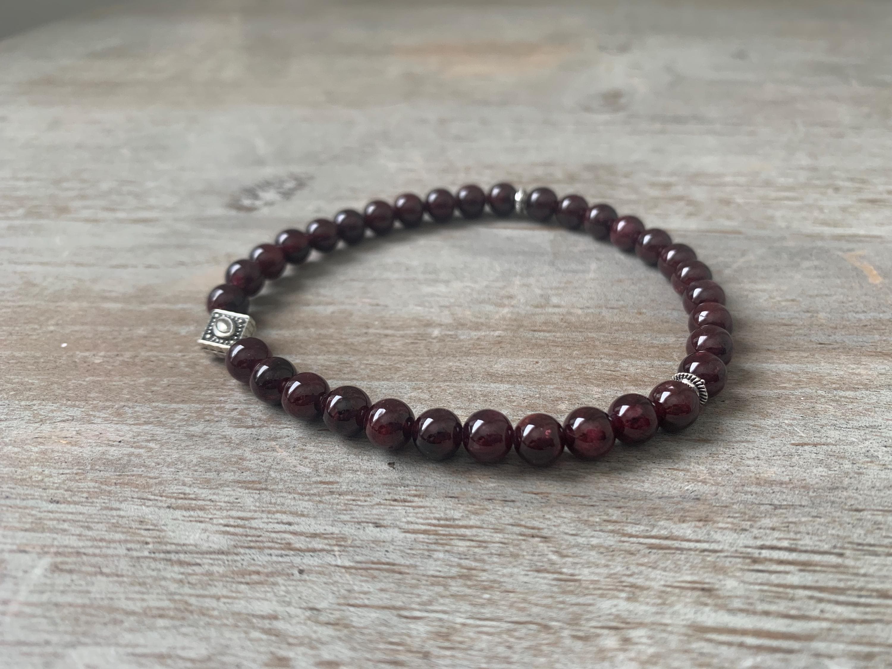 Garnet Tasbih Bracelet (33 beads) - image 4