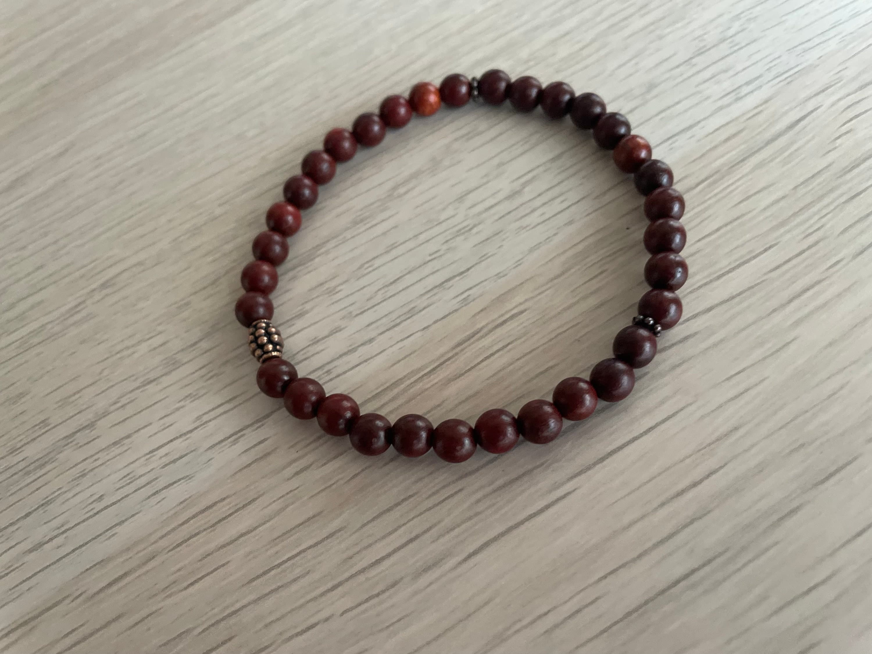 Red Sandalwood Tasbih Bracelet (33 beads) - image 3