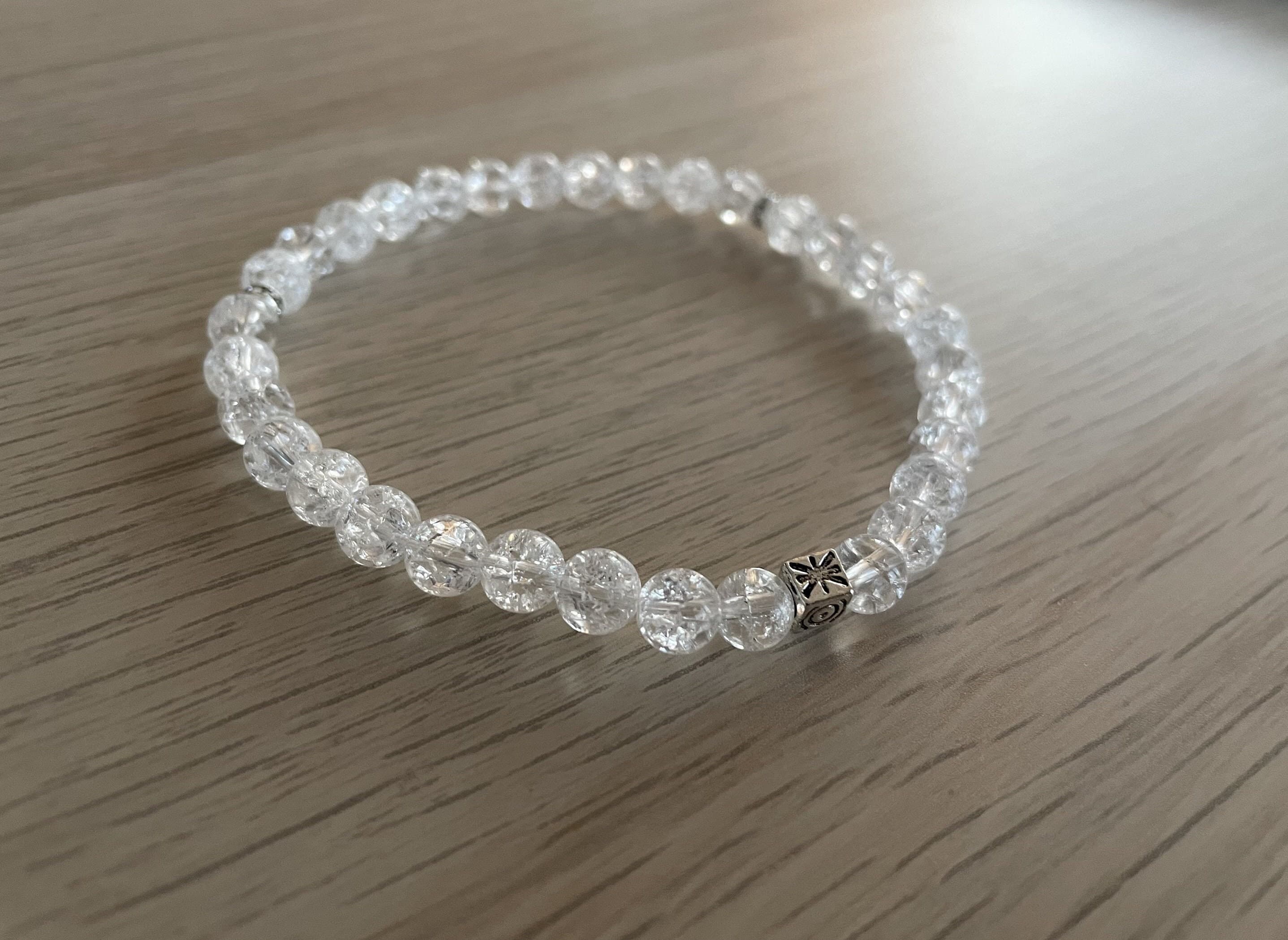 Cracked Quartz Tasbih Bracelet (33 Beads)