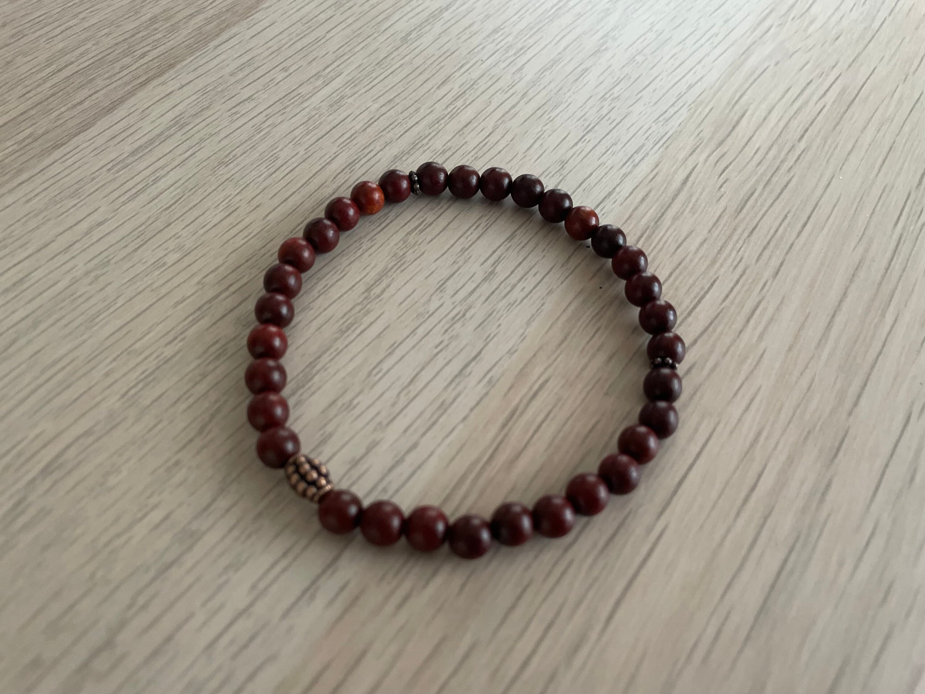 Red Sandalwood Tasbih Bracelet (33 beads) - image 4