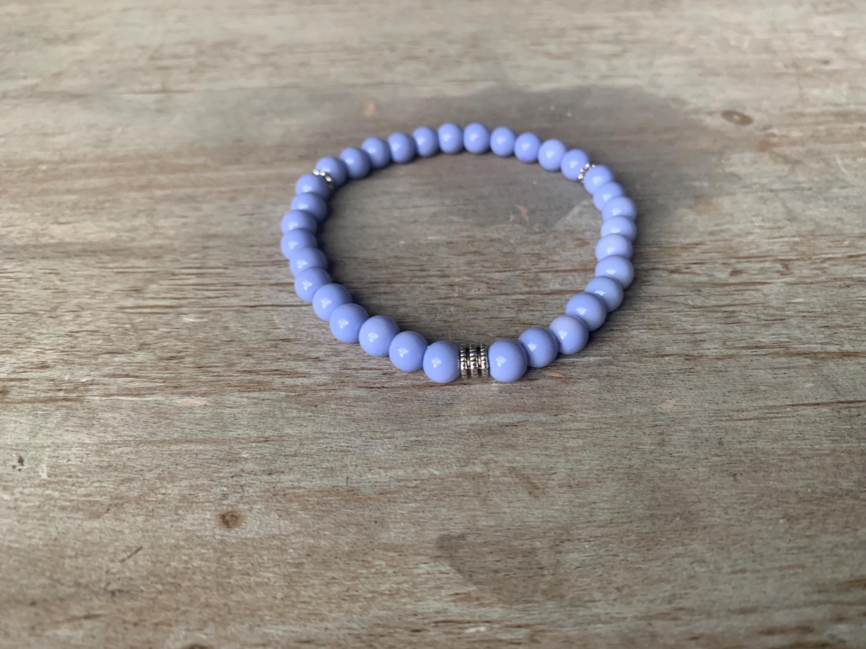 Purple Glass Bead Tasbih Bracelet (33 Beads) - image 5