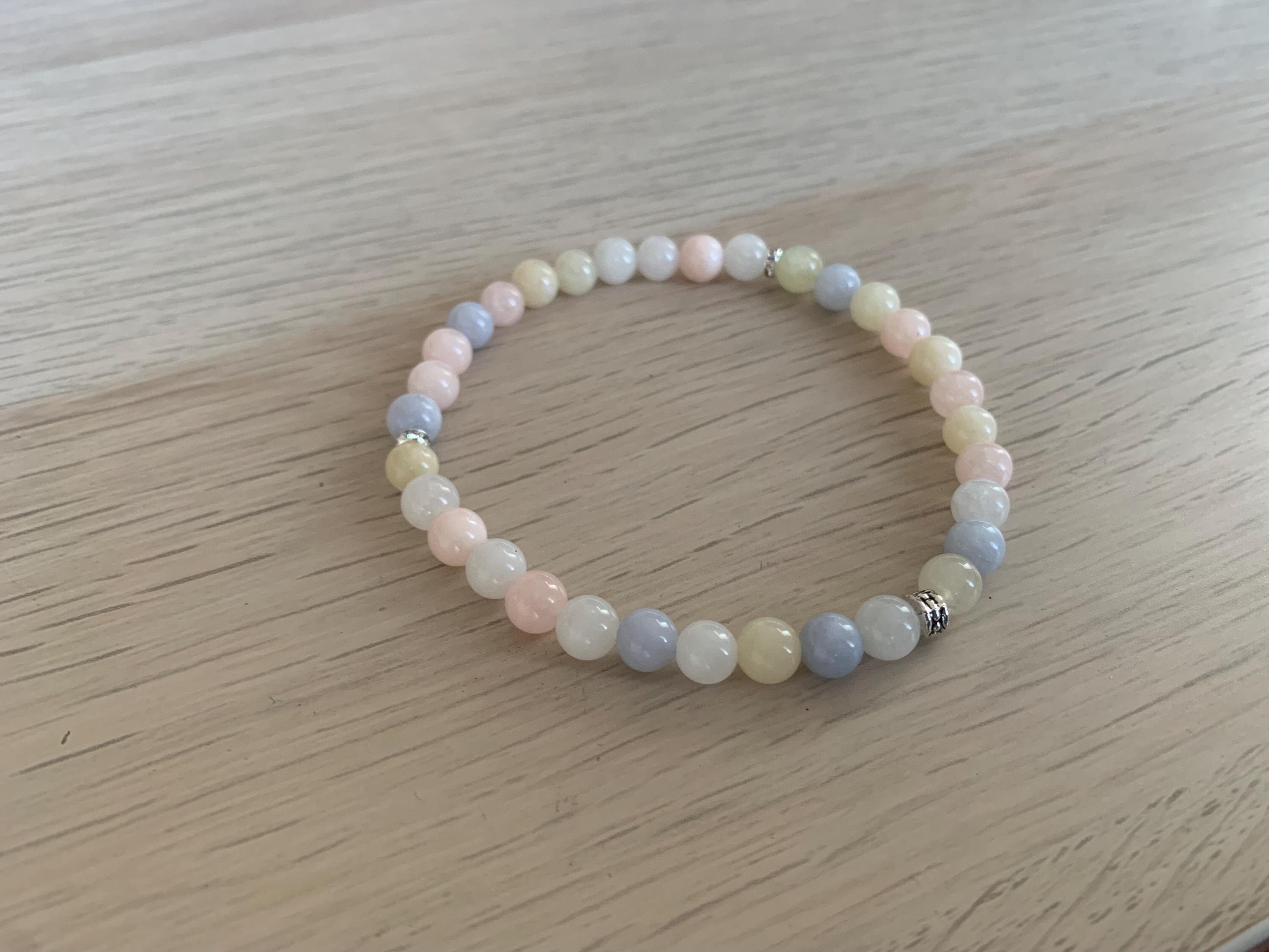 Morganite Tasbih Bracelet (33 beads)