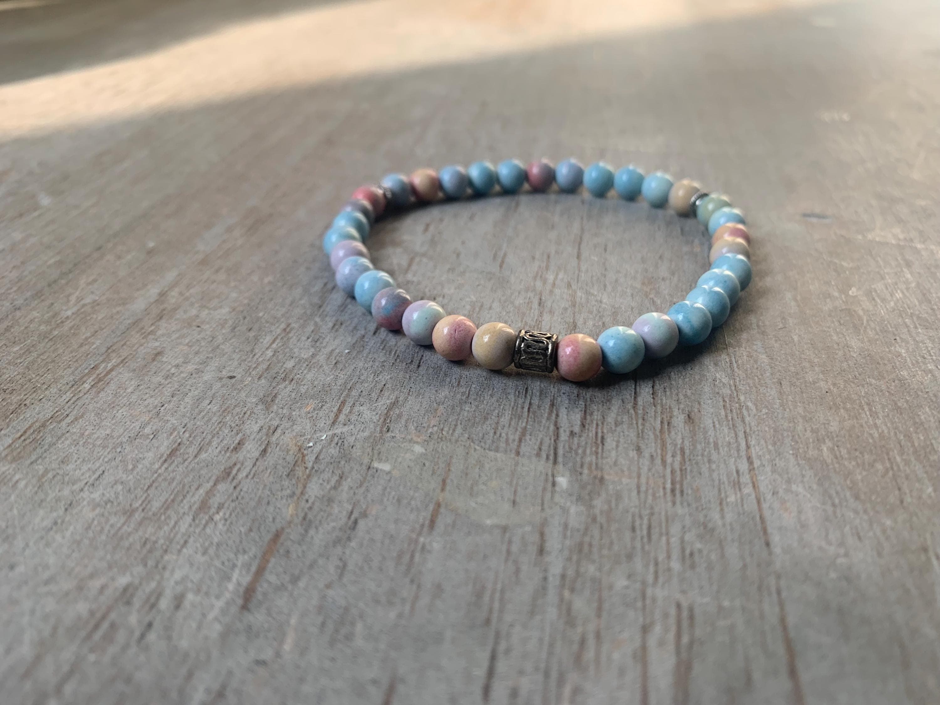 Rainbow Agate Tasbih Bracelet (33 Beads) - image 3