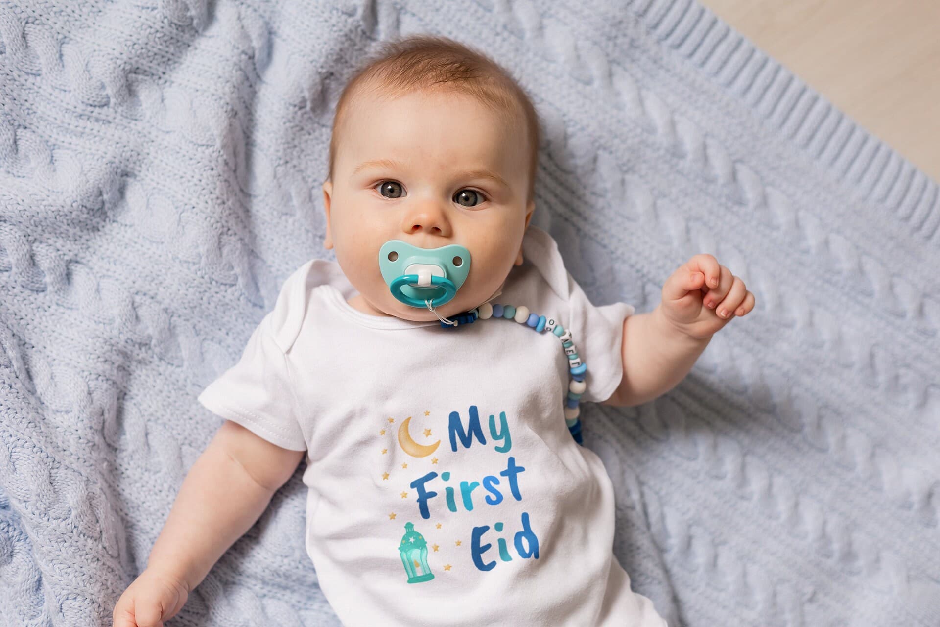 My first Eid baby bodysuit Eid gift for friends Ramadan gift idea Eid mubarak Eid Saeed Eid vibes cute muslim baby Eid al adha Eid al fitr - image 3