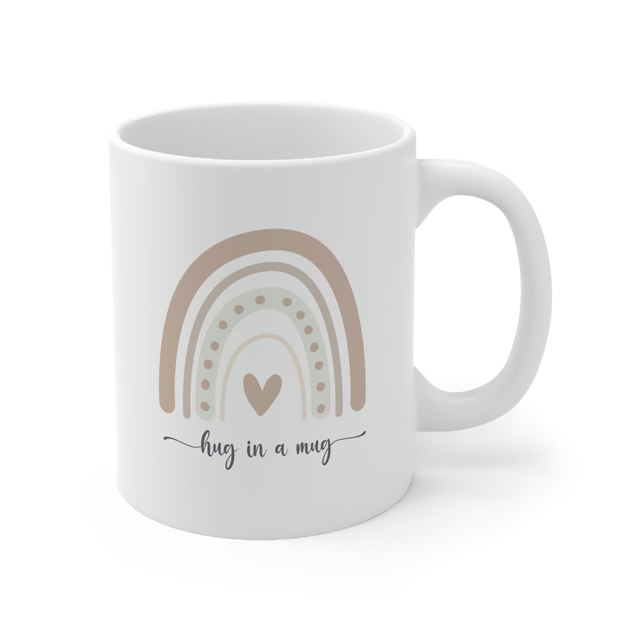 Hug in a Mug: Ceramic Coffee Mug - Thinking of You Gift - image 3