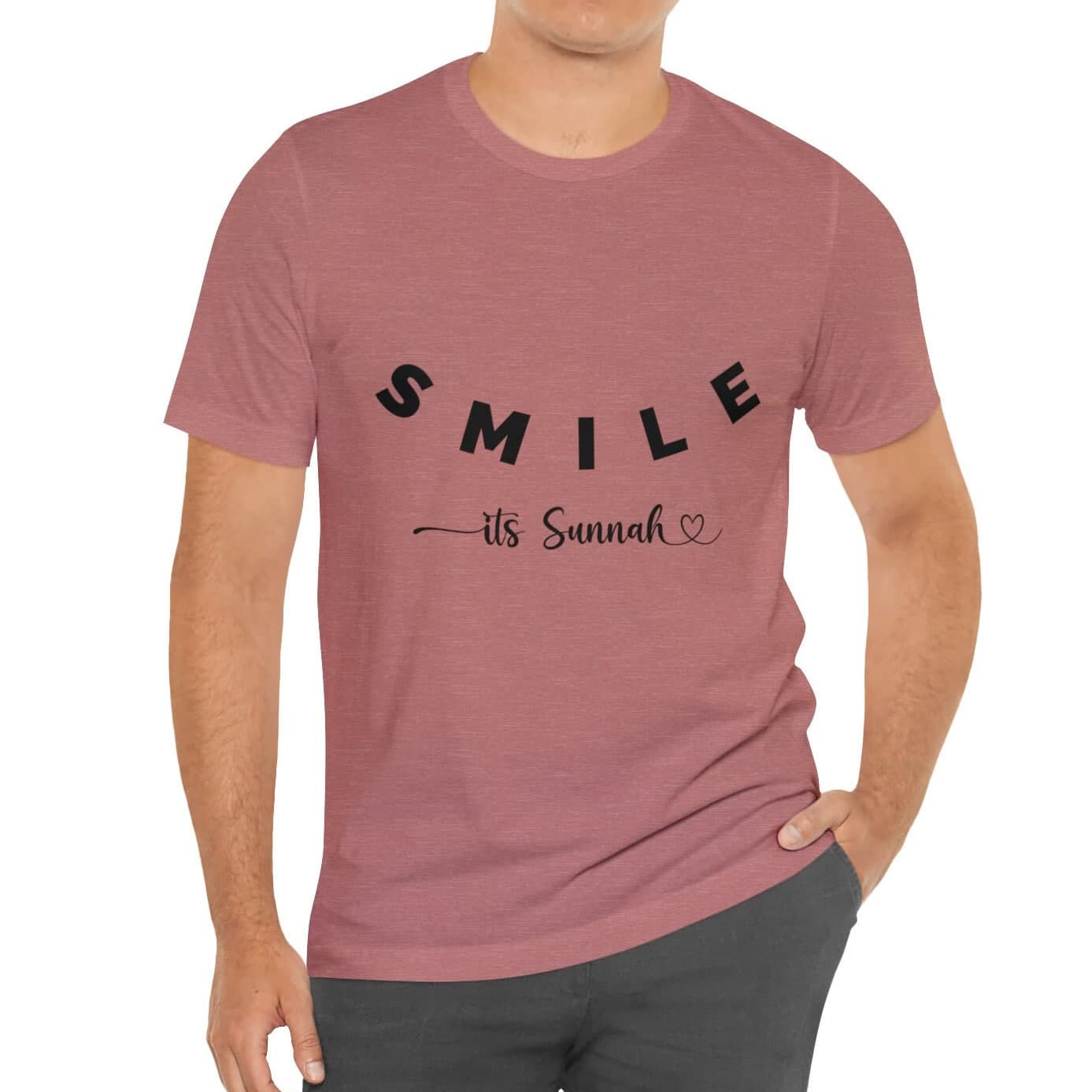 Smile Its Sunnah T-shirt, Positive Muslim Gift - image 4