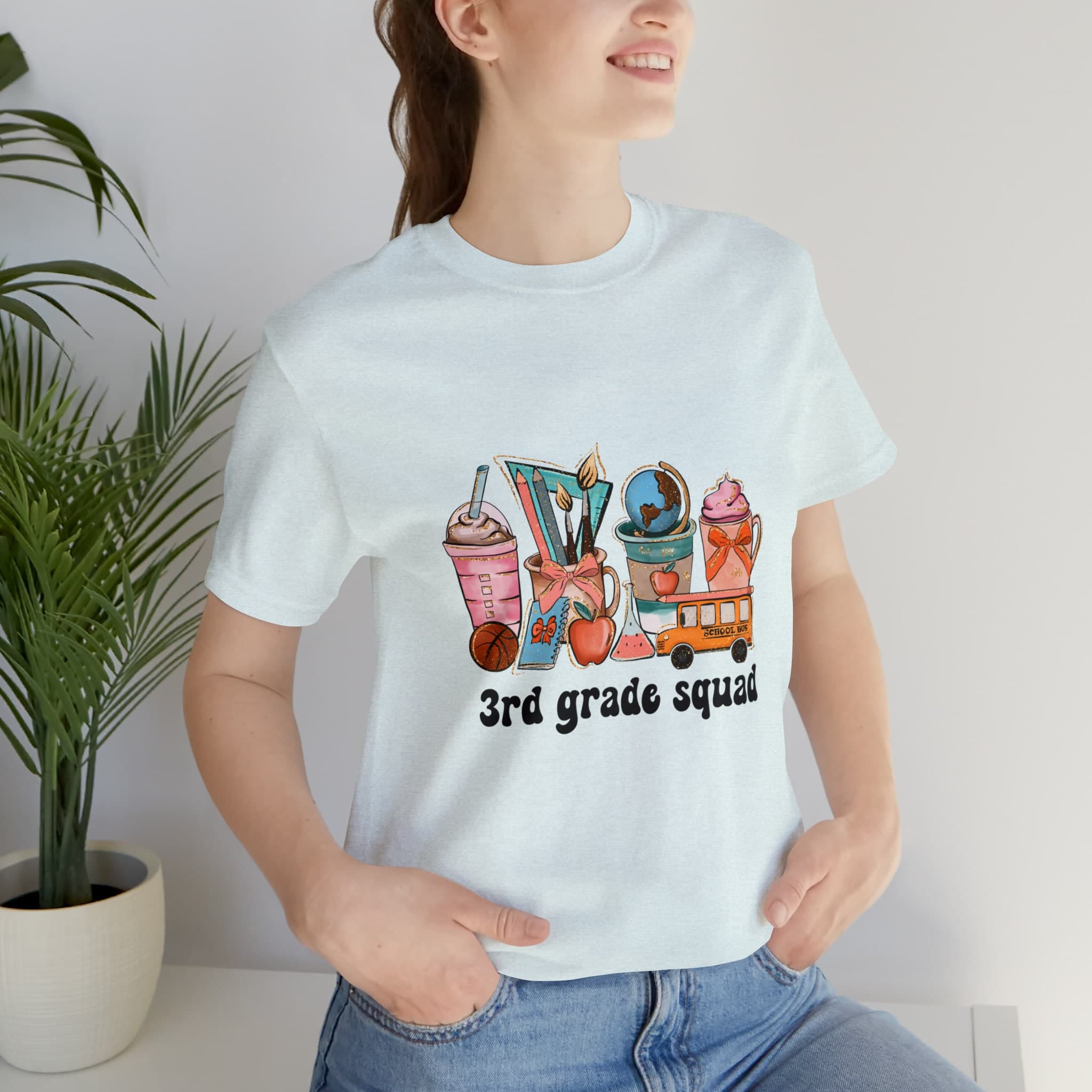Retro 3rd Grade Teacher Shirt, Back to School Team Tee - image 4