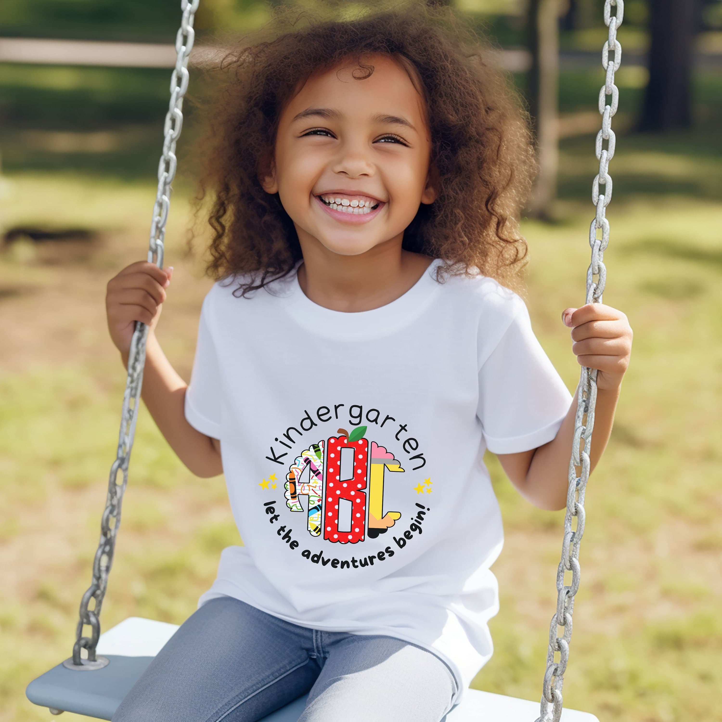 Kindergarten ABC T-shirt, Back To School Tee - image 3