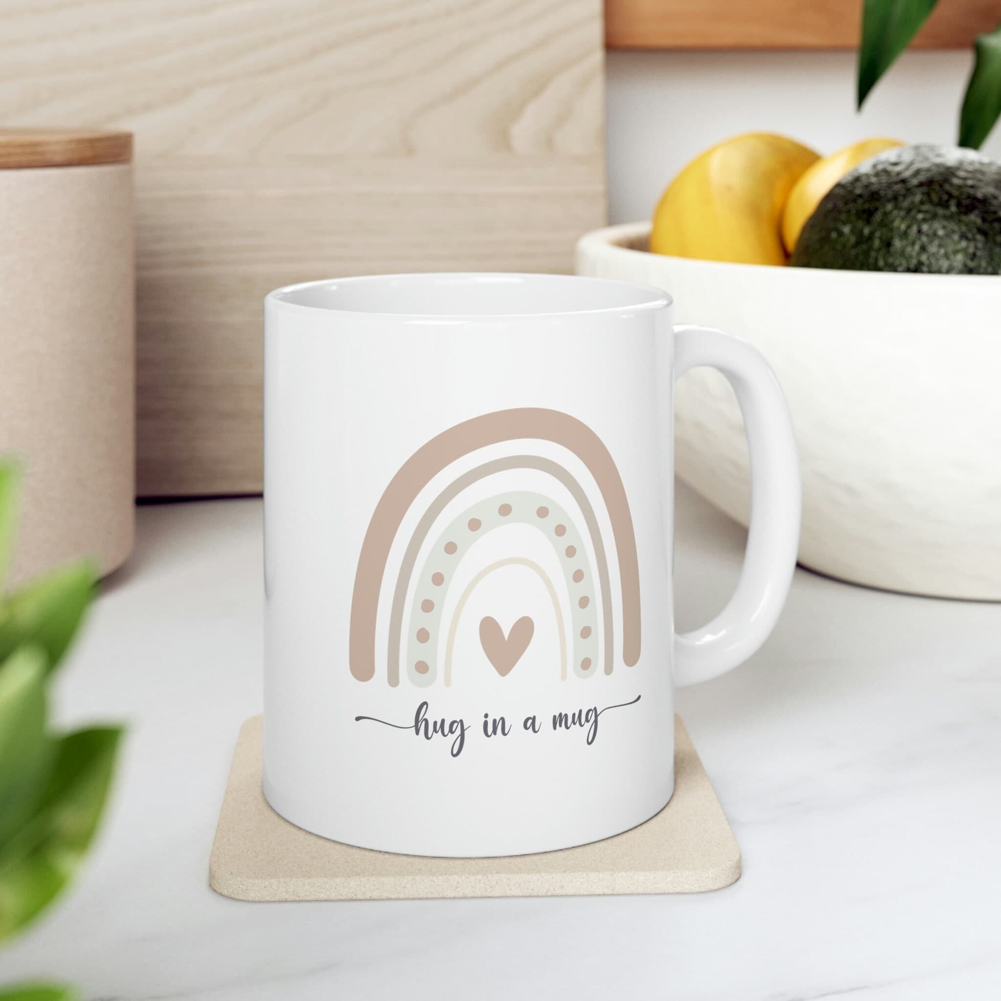 Hug in a Mug: Ceramic Coffee Mug - Thinking of You Gift - image 5