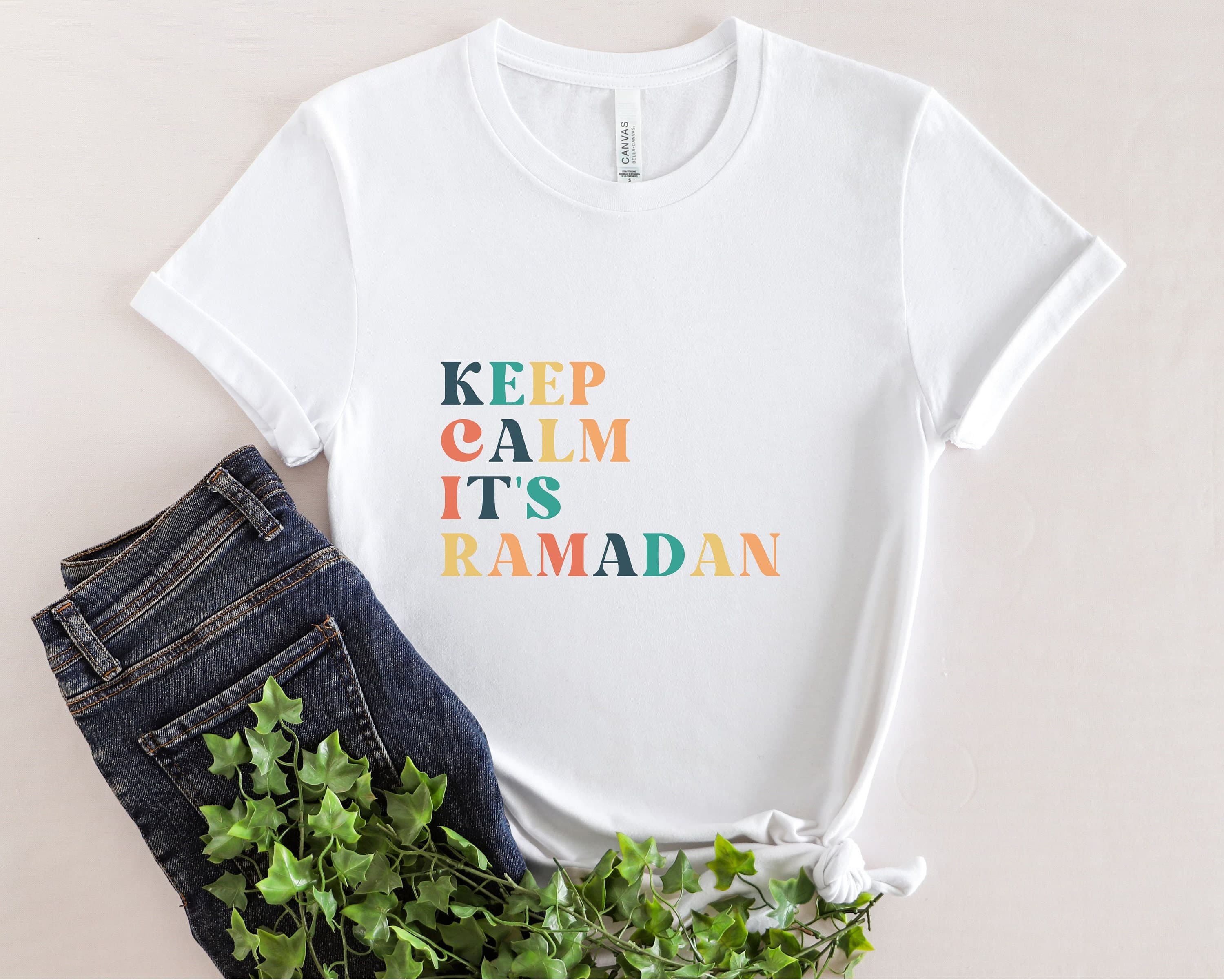 Keep calm its ramadan, ramadan tshirt, funny fasting shirt, ramadan mubarak, ramadan kareem, ramadan gift, eid gift, no not even water