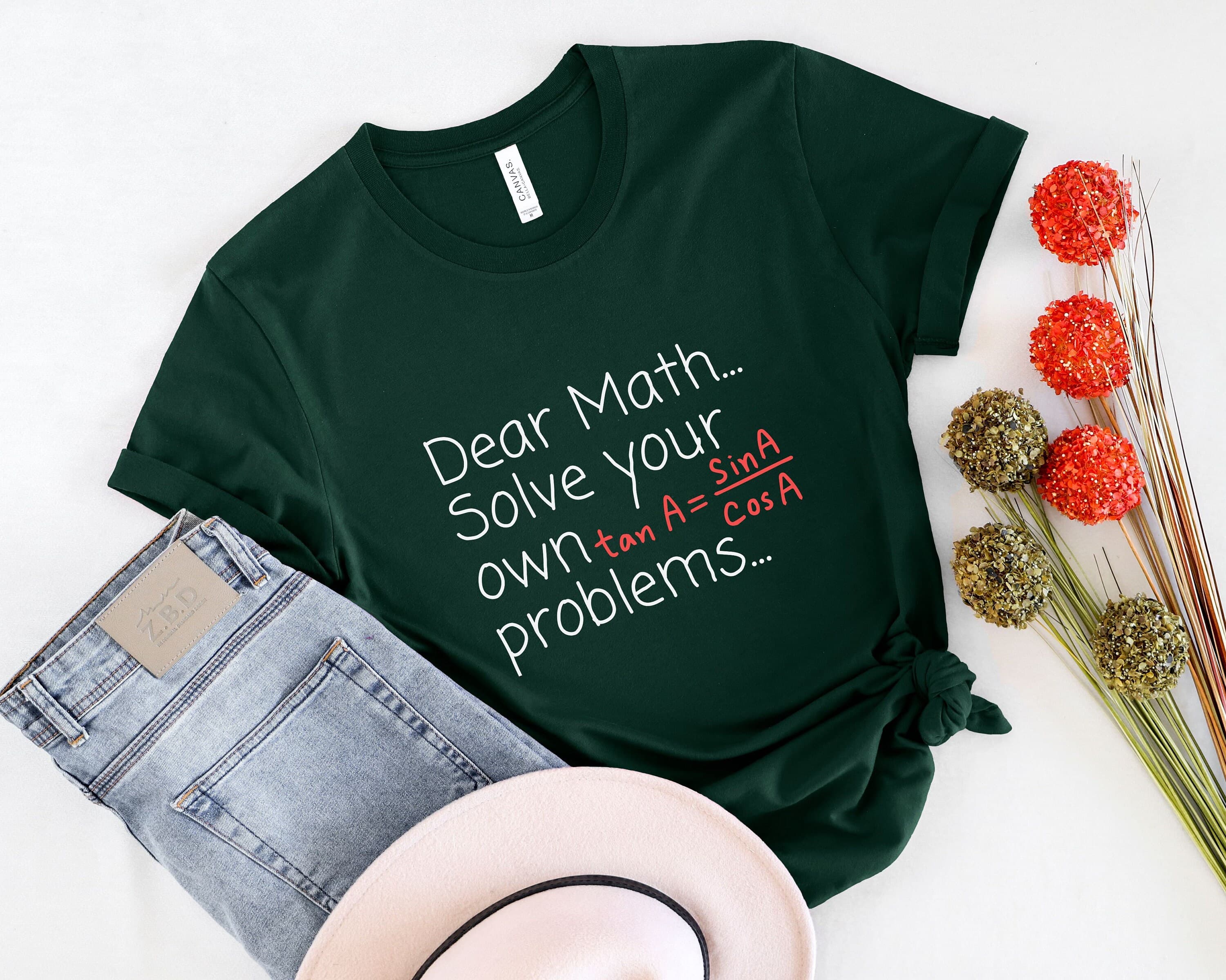 Funny Math Teacher Shirt: Solve Your Own Problems, Math Humor - image 4
