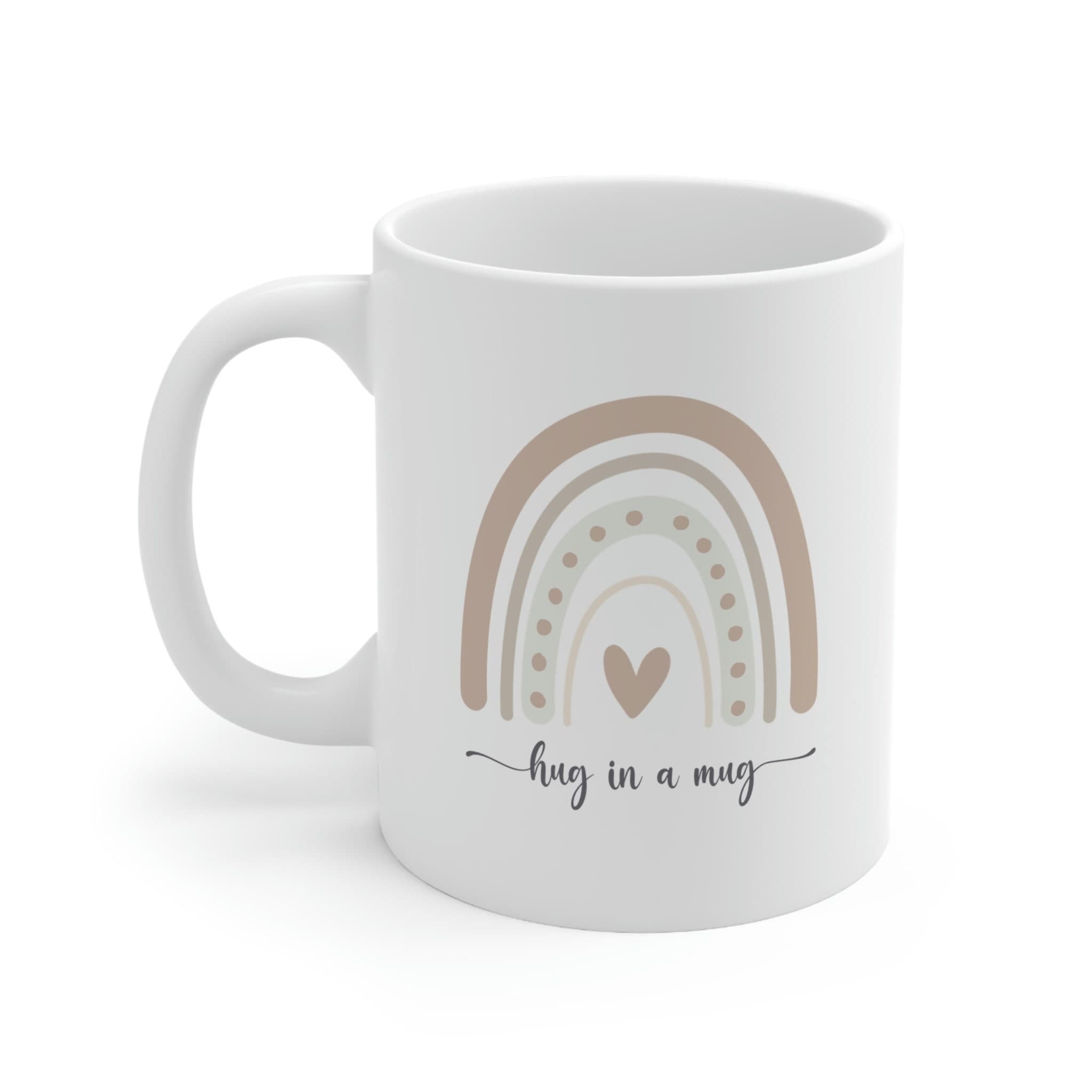 Hug in a Mug: Ceramic Coffee Mug - Thinking of You Gift